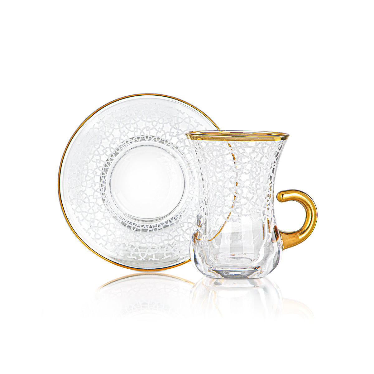المرجان كوب شاي زجاجي 120 مل - 1024BJ-0001P-HEX