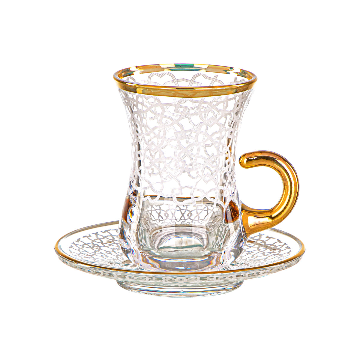 المرجان كوب شاي زجاجي 120 مل - 1024BJ-0001P-HEX