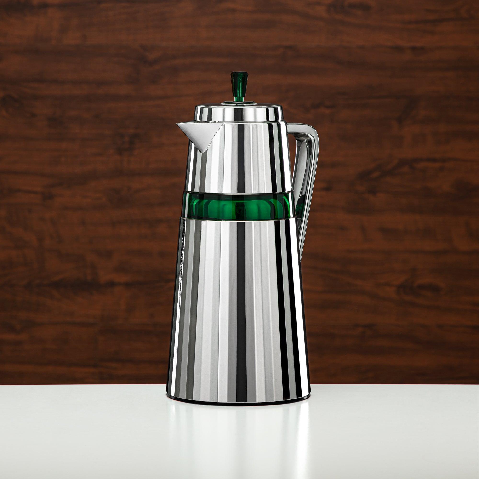 المرجان طقم ترامس قطعتان فضي وأخضر - C77-SCG