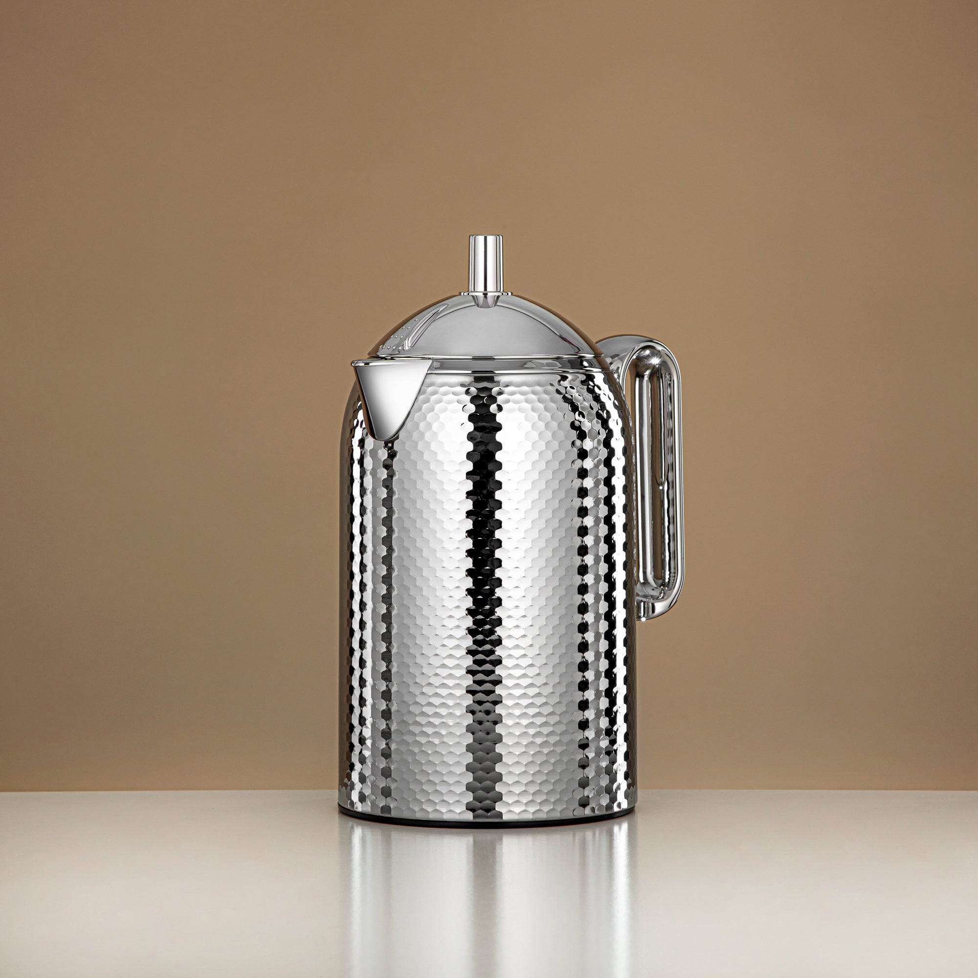 ترمس المرمجان بجسم معدني مطروق مع زجاج تعبئة 0.65 لتر (CHA-HC-065S) – ترمس أنيق للشاي والقهوة