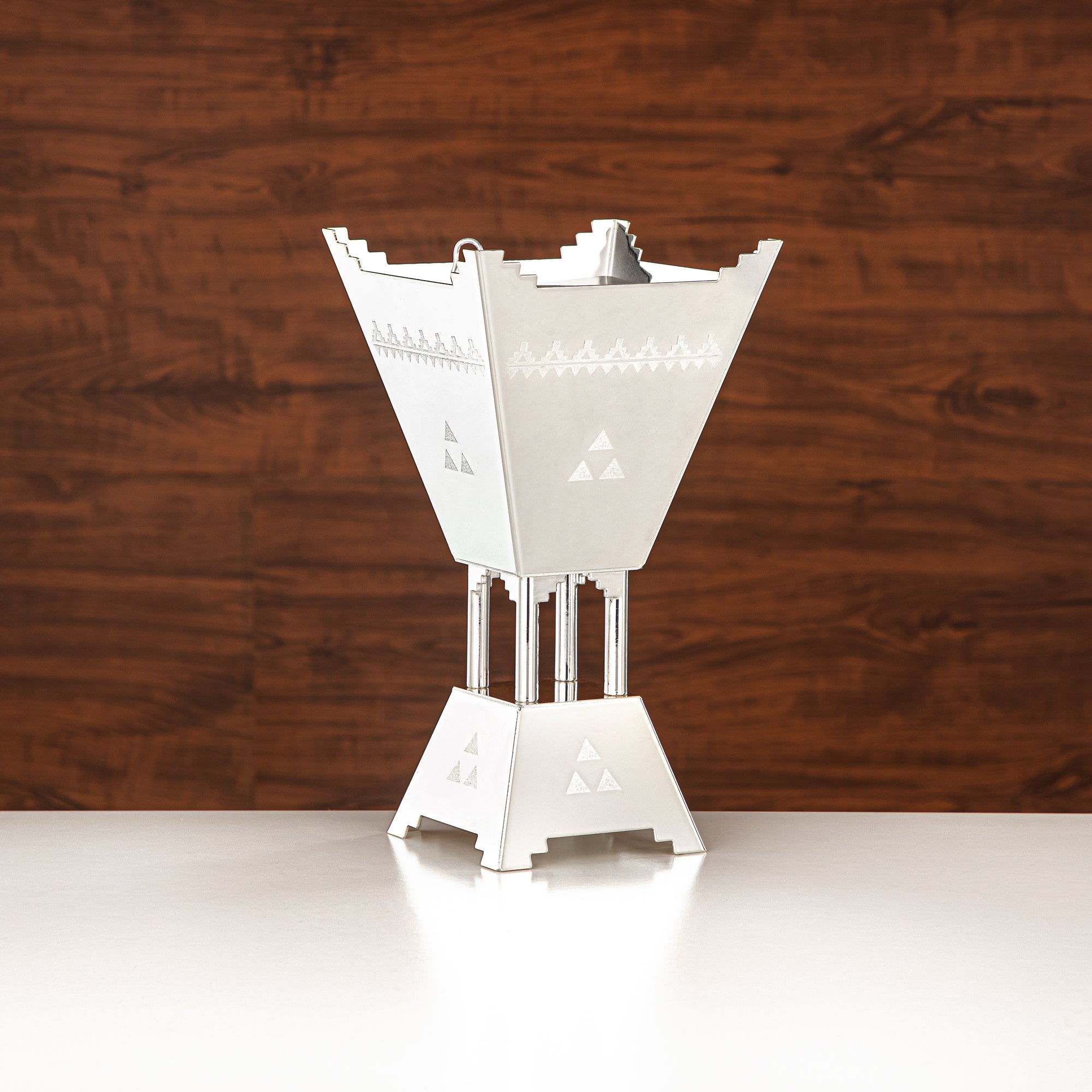 Almarjan 13 CM Incense Burner Silver - HT2411015