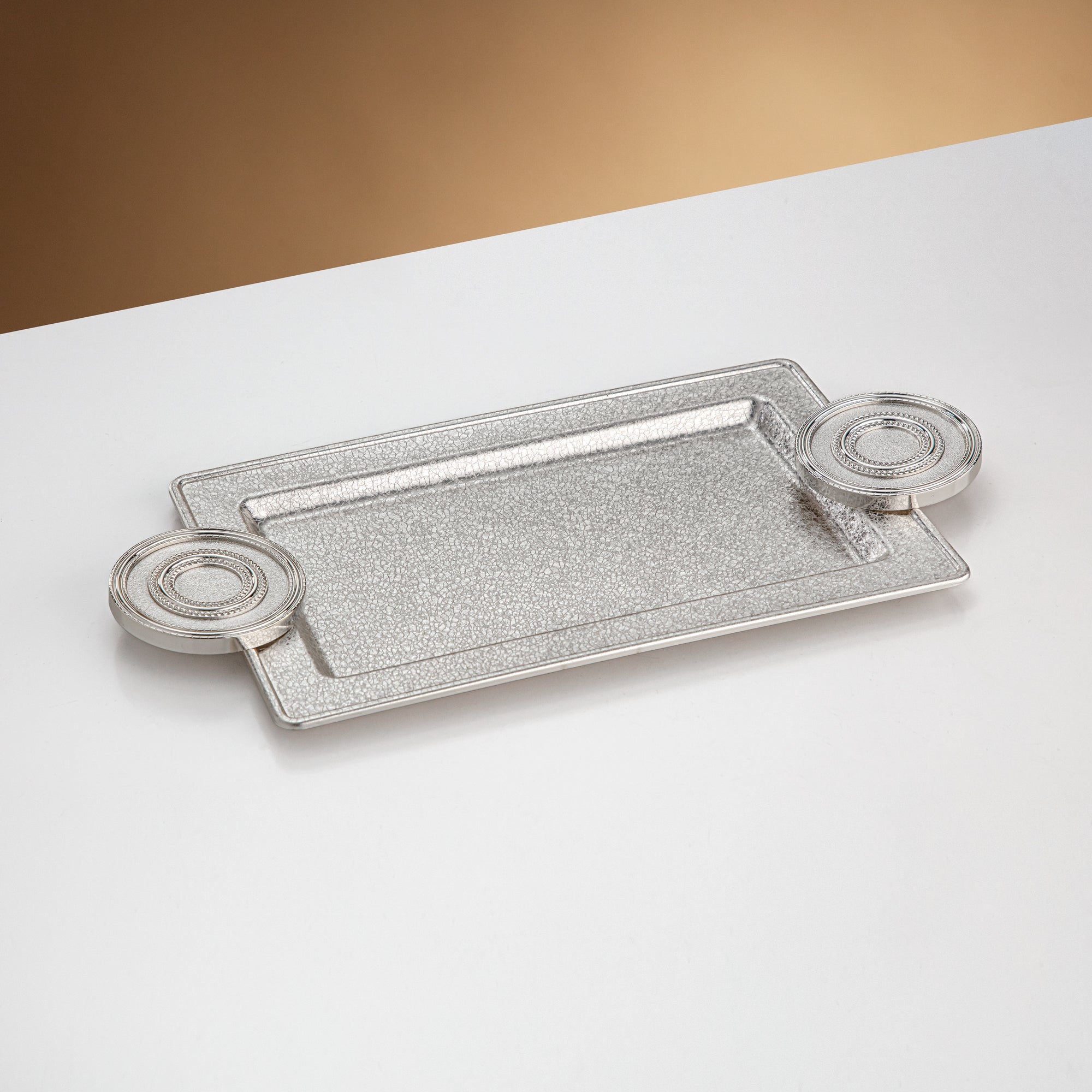 طقم مبخرة المرجان المكون من 3 قطع - فضي