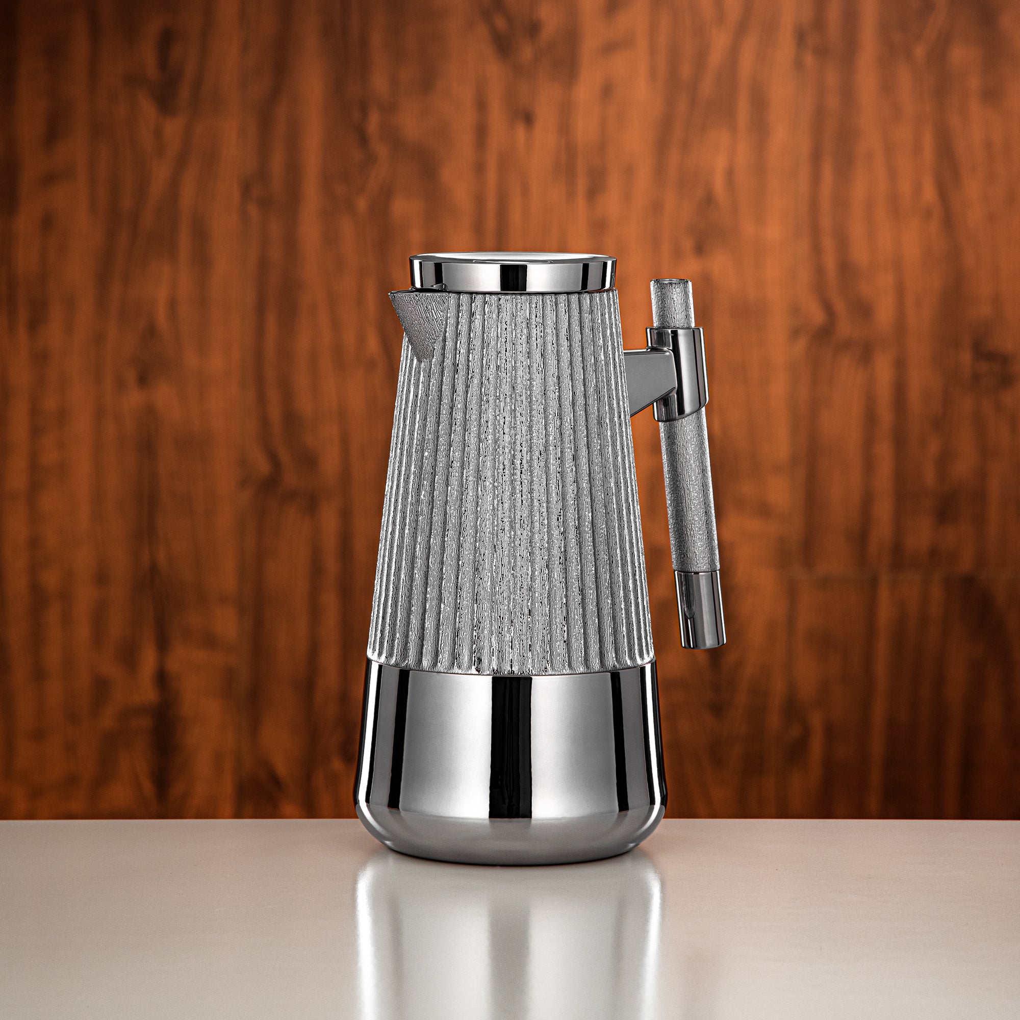 Almarjan Vacuum Flask Set 1L + 1L Silver