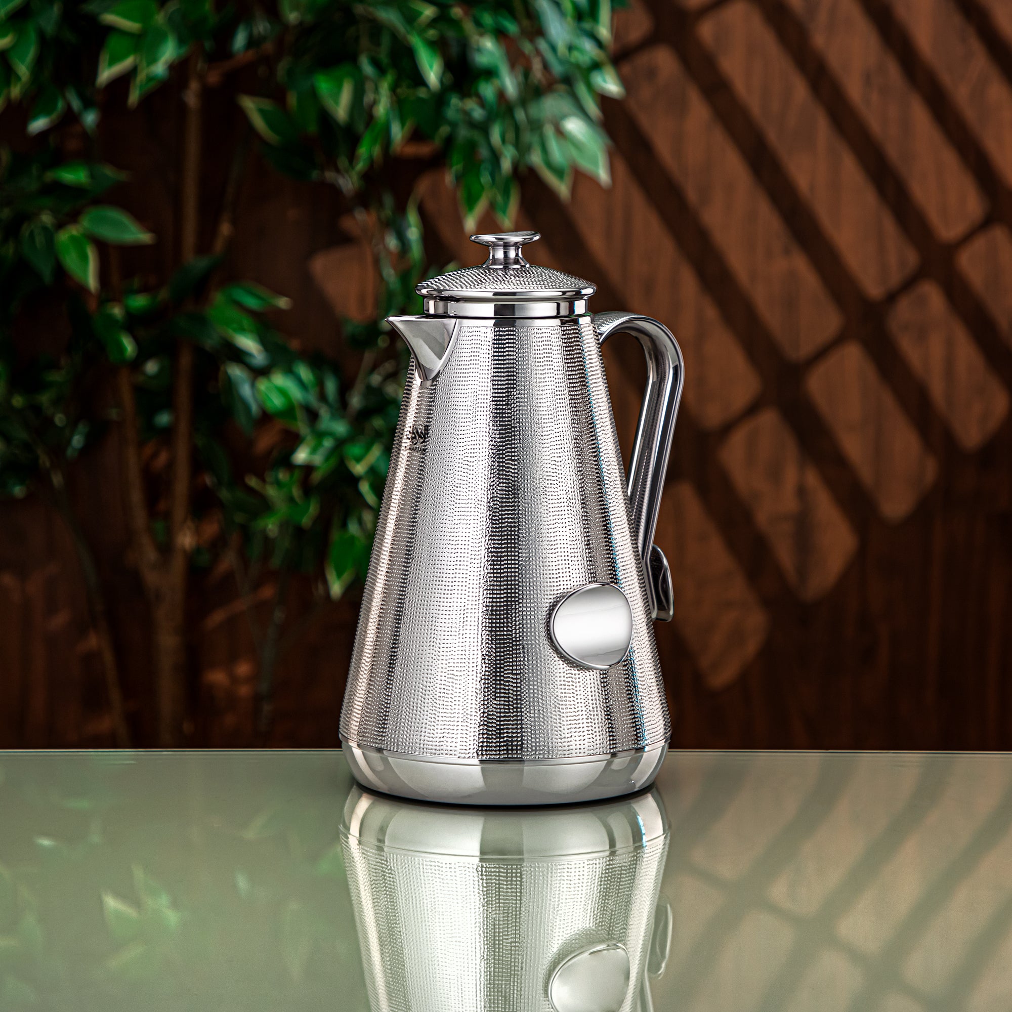 طقم ترامس المرجان مكون من قطعتين باللون الفضي - PZ-S