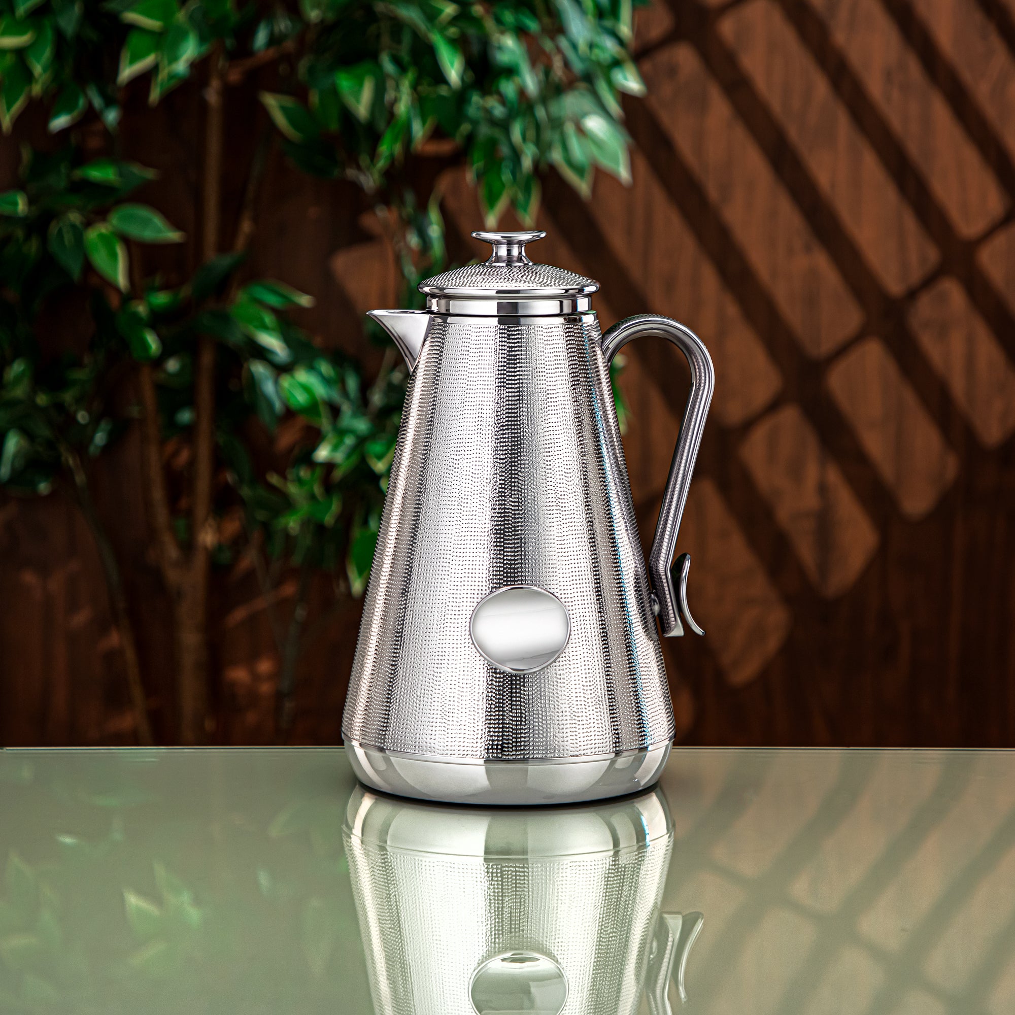 طقم ترامس المرجان مكون من قطعتين باللون الفضي - PZ-S