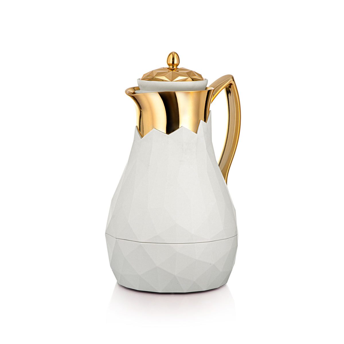 Almarjan 1 Liter Vacuum Flask Matt Ivory & Gold - SM-2C131-100 IV/G