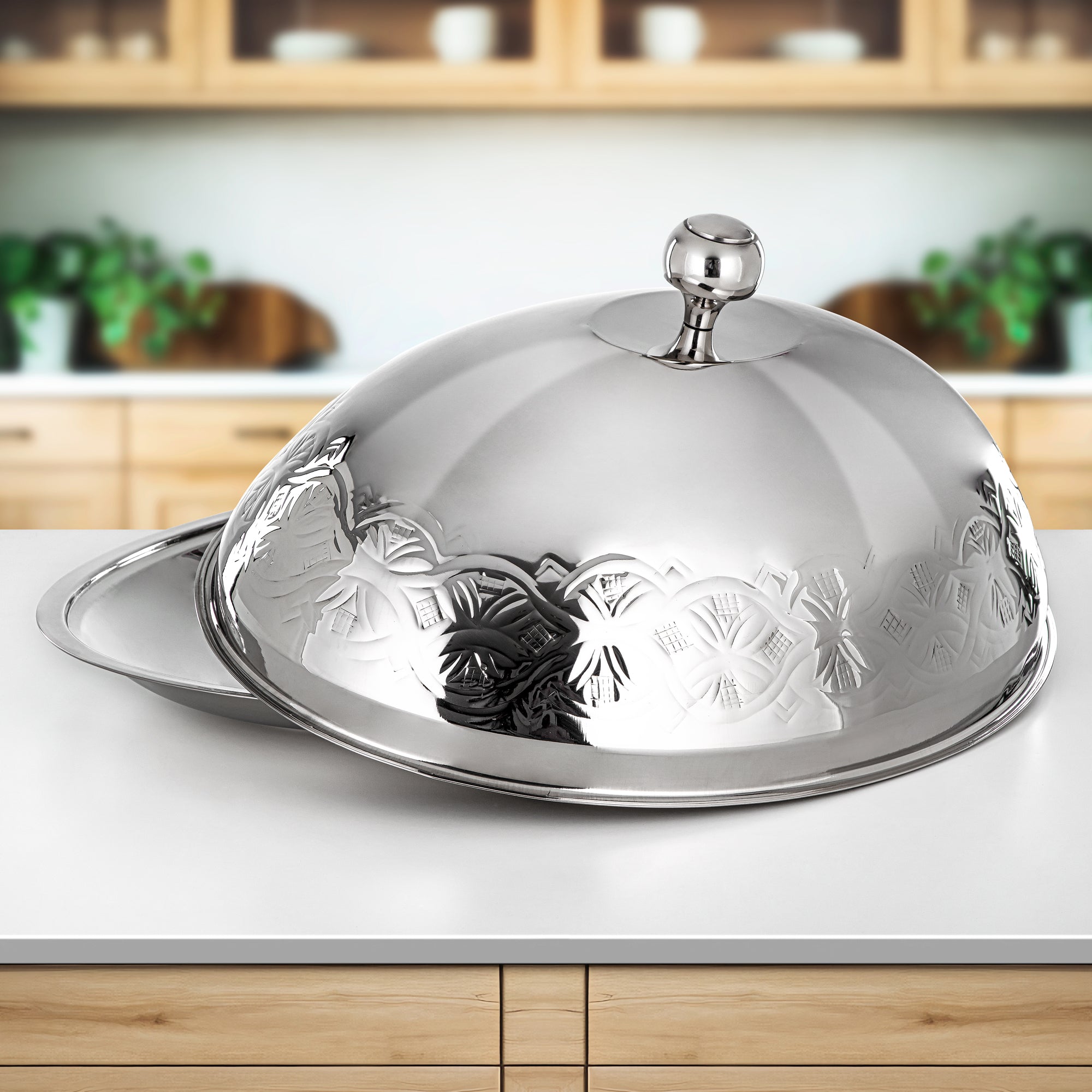 almarjan Koozy Tray 75 cm Silver (STS0293306)