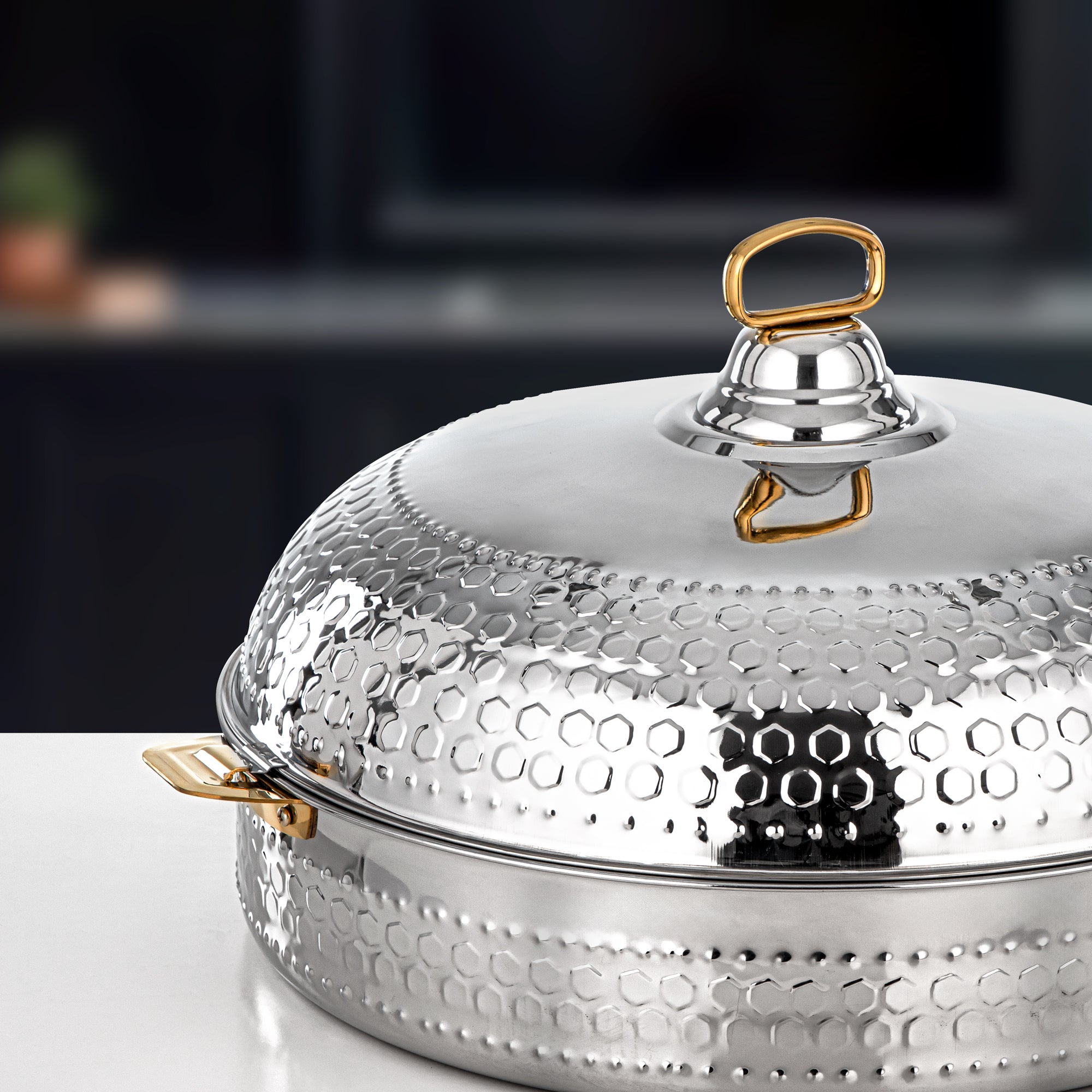Almarjan Hot Pot 50cm Silver – Diwan Collection