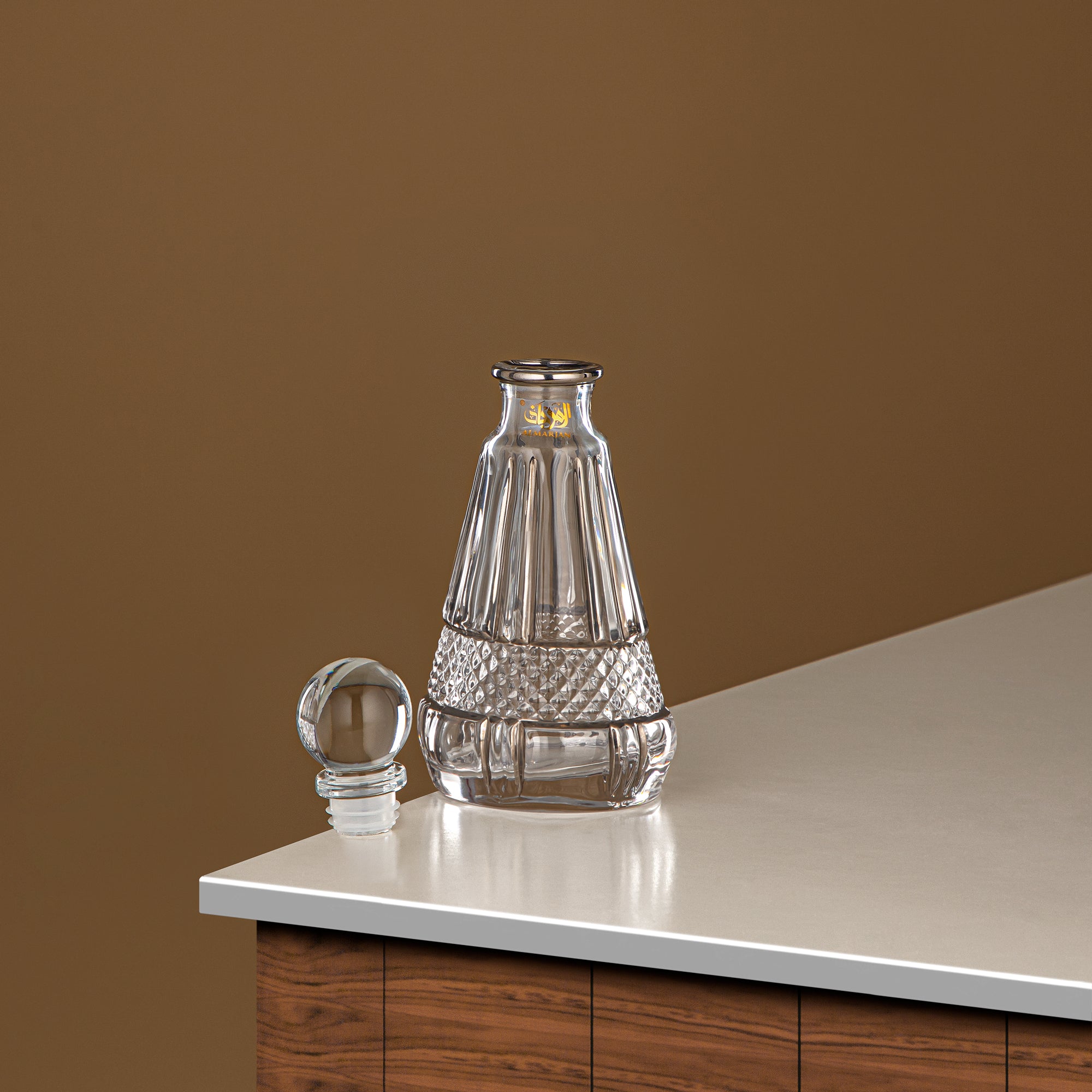 Almarjan Perfume Bottle 200ML (VR-D41-5-Silver)