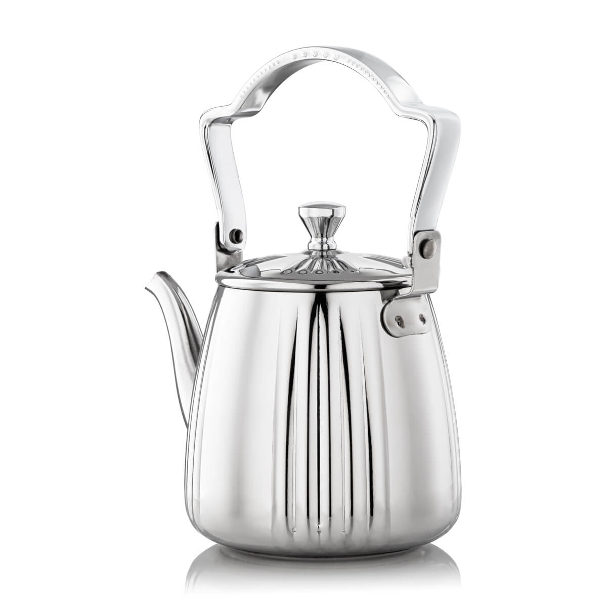 Almarjan 0.7 Liter Stainless Steel Tea Kettle Silver - STS0010645