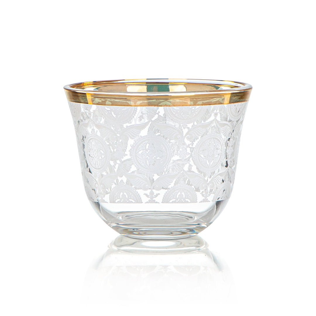 Almarjan 50 ML Glass Cawa Cup - 1013B-AGW