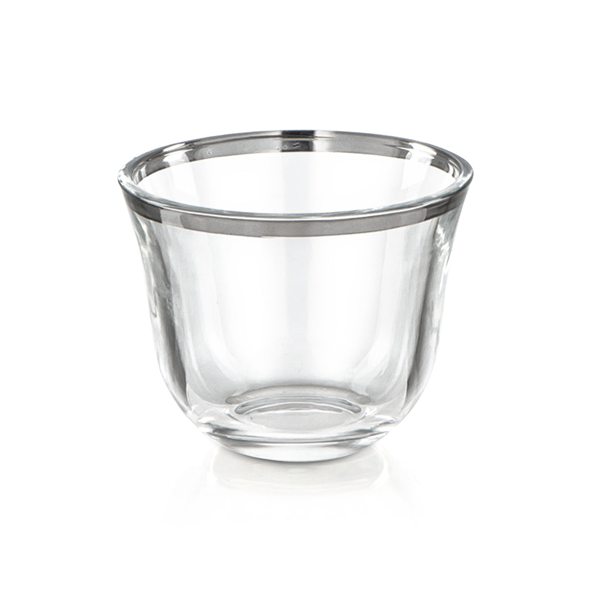 Almarjan 50 ML Glass Cawa Cup - 1013B-SIL