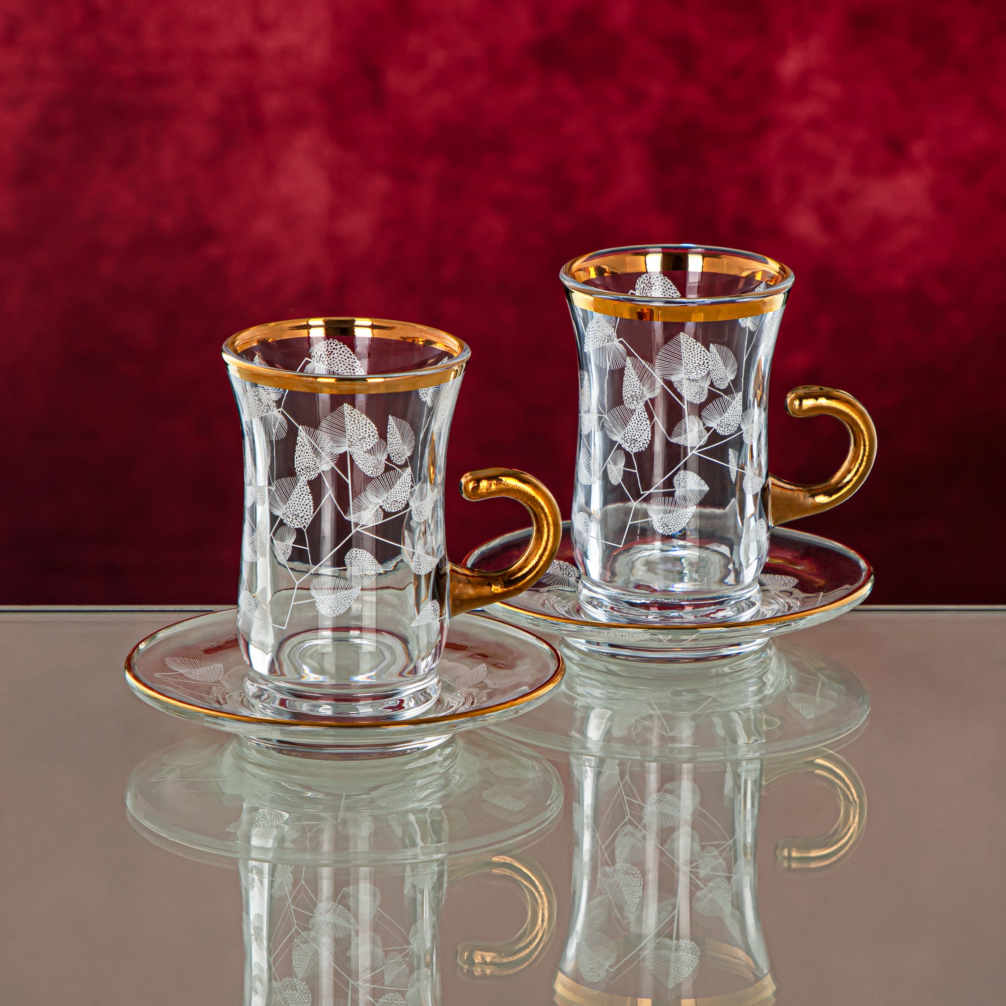 Almarjan 120 ML Glass Tea Cup - 1043BJ-0001P-YLX