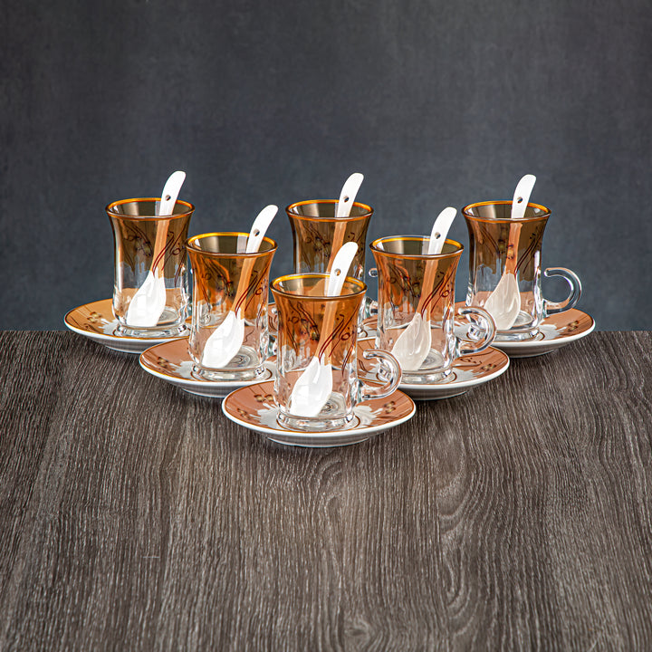 Almarjan 29 Pieces Tea Set - 30-SDT-TR-G-K03