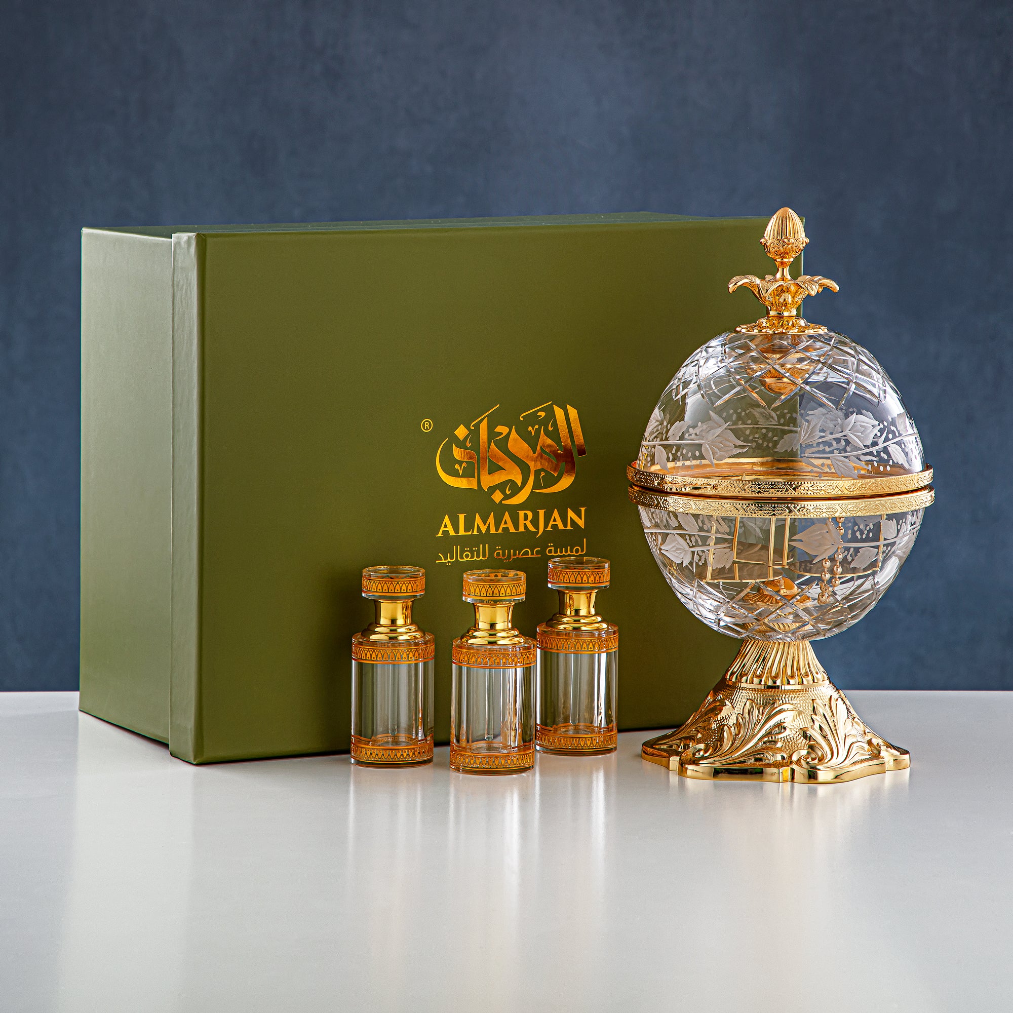 Almarjan Glass Perfume Set CC20230906