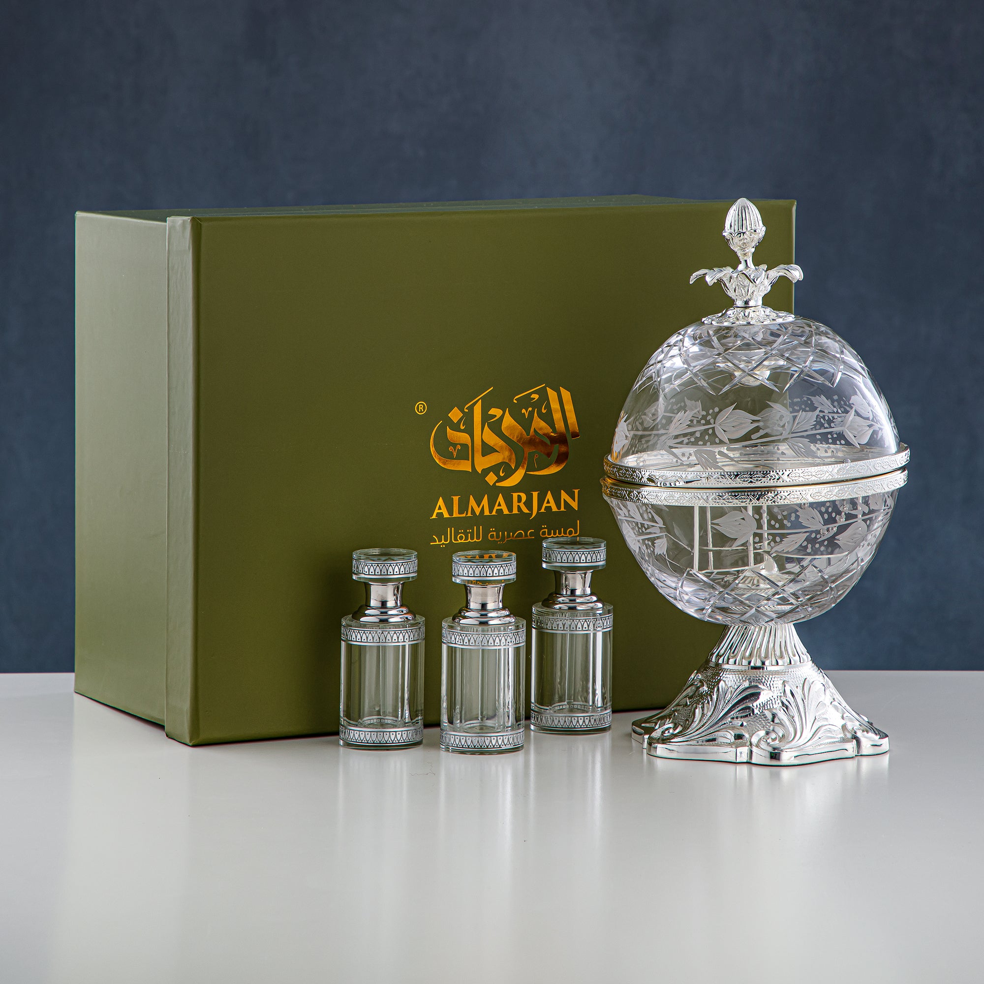 مجموعة عطور المرجان الزجاجية CC20230907