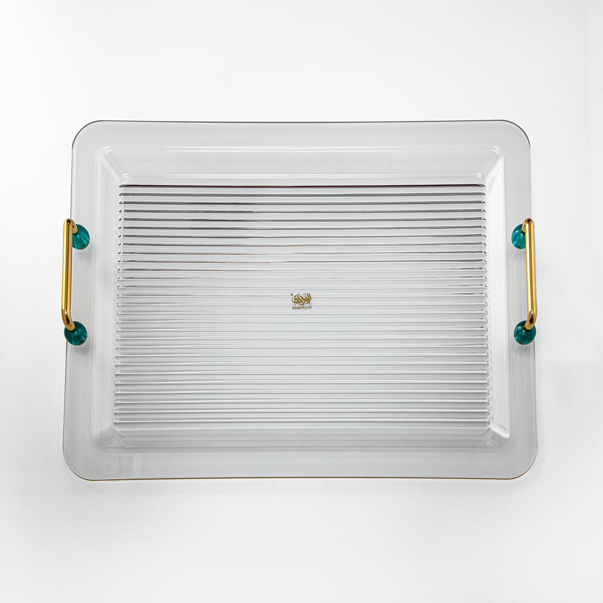 Almarjan 55 CM Rectangle Acrylic Tray - FB03-550 DG/G