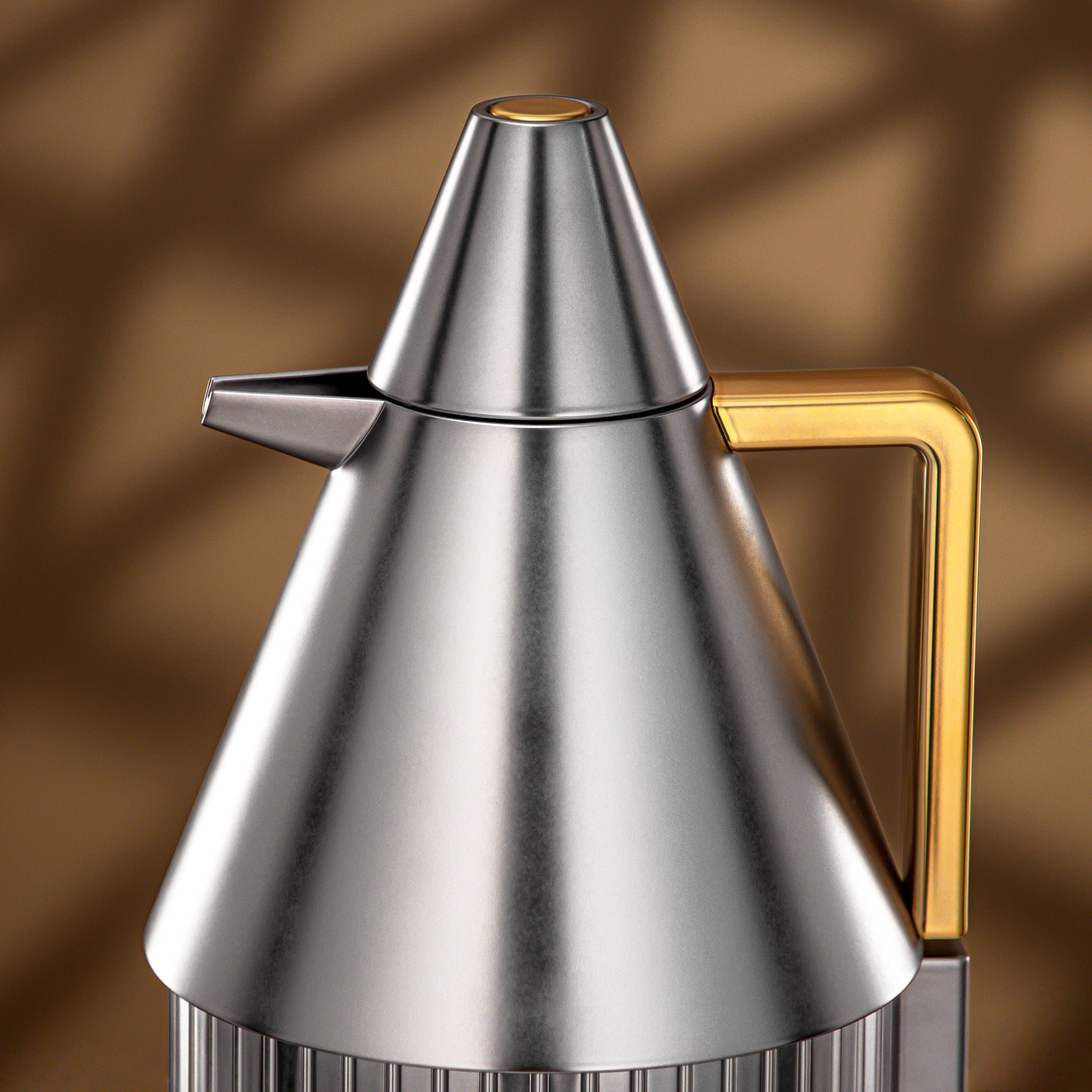 طقم ترامس المرجان 1 لتر + 1 لتر نيكل غير لامع وذهب غير لامع