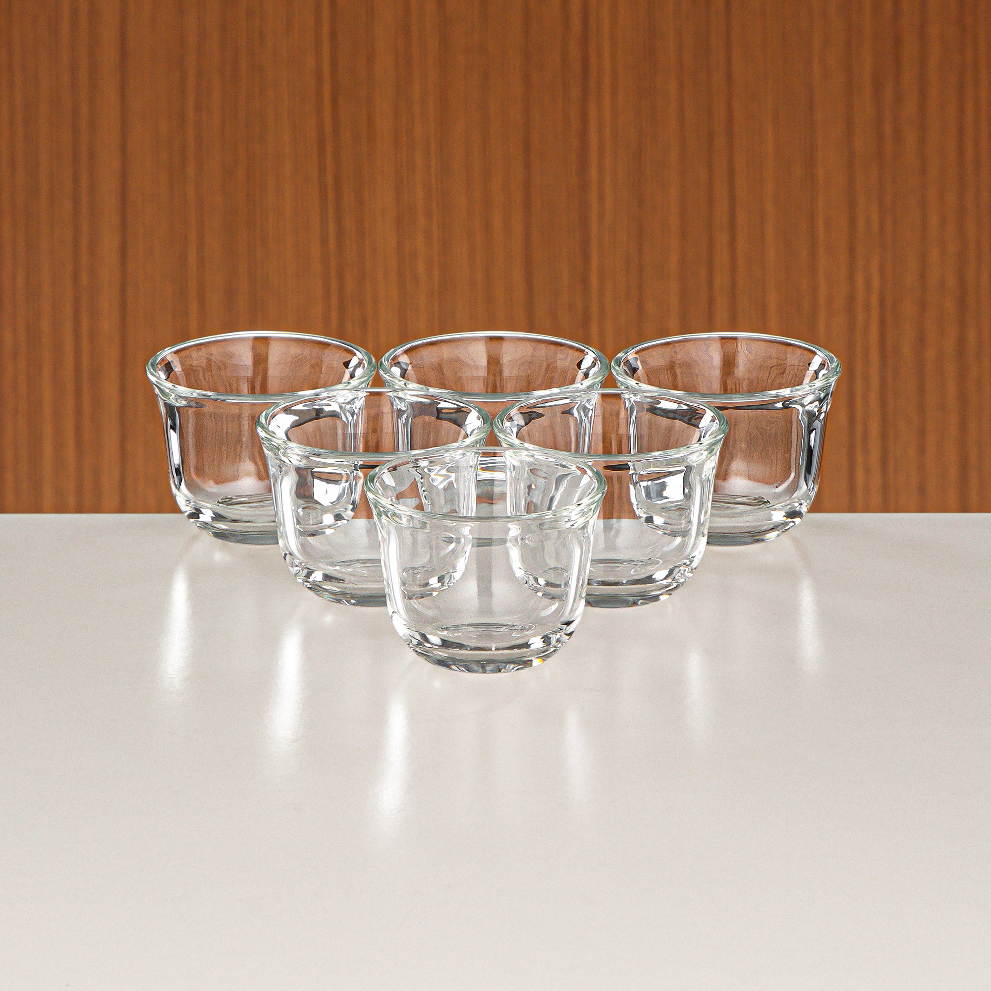 Almarjan Tea & Coffee Set 18 Pieces Nickel & Matt Gold