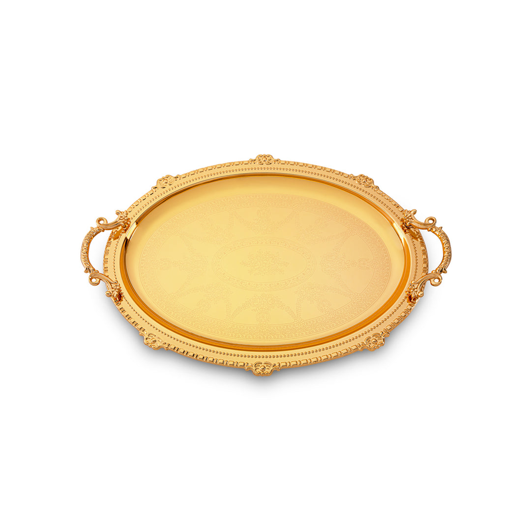 Almarjan 3 Pieces Serving Tray Set Gold - HT220933