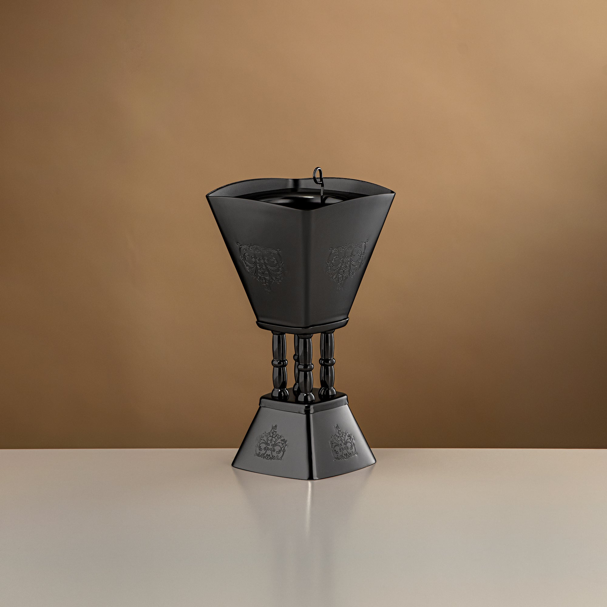 Almarjan 20 CM Incense Burner Matte Black - HT2506081