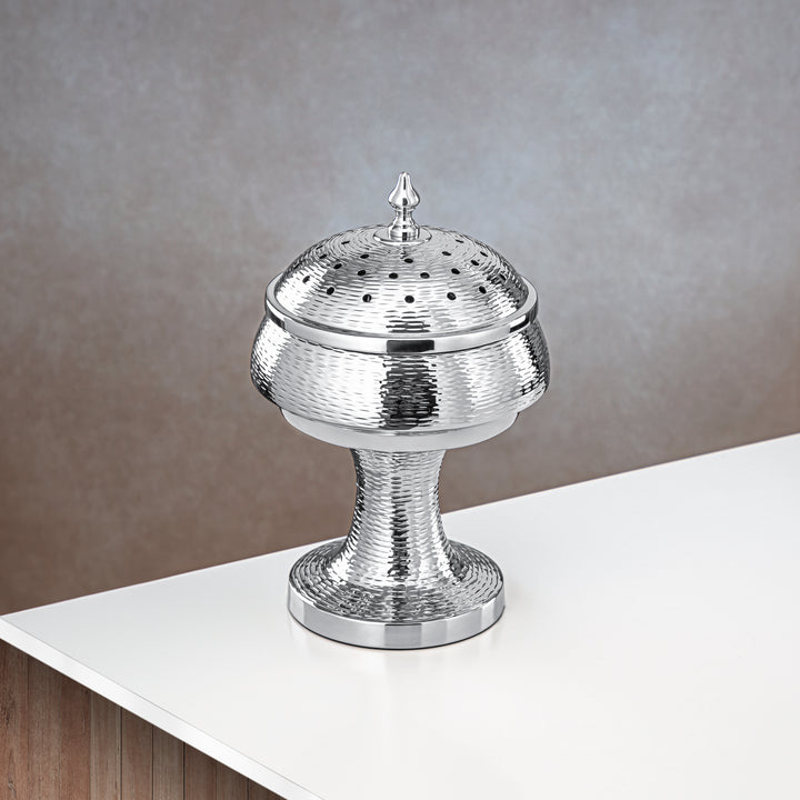 Almarjan 27 CM Incense Burner Silver - MD-271