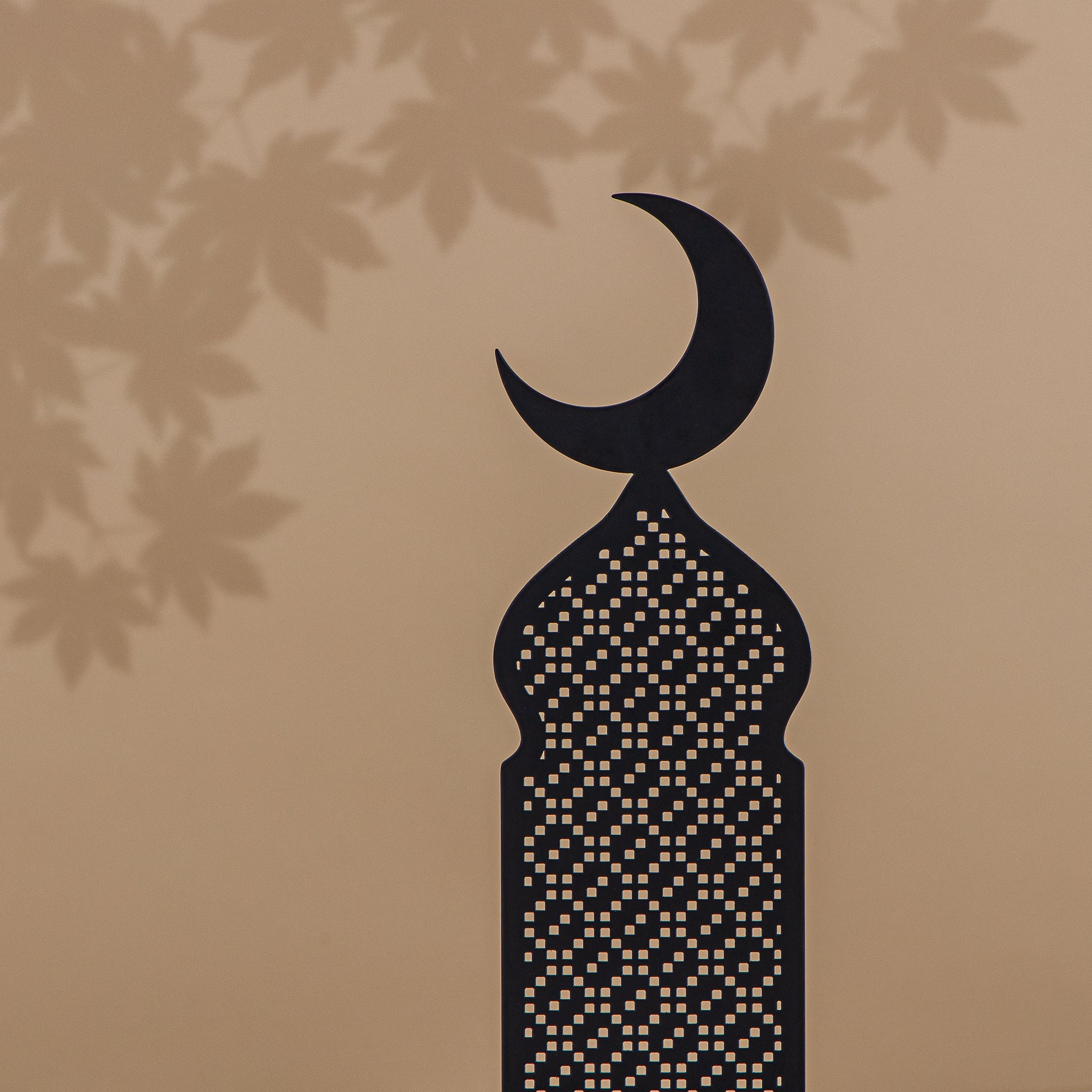 زينة طاولة القمر المرجان، أسود (MD-3032 B) - زينة رمضان