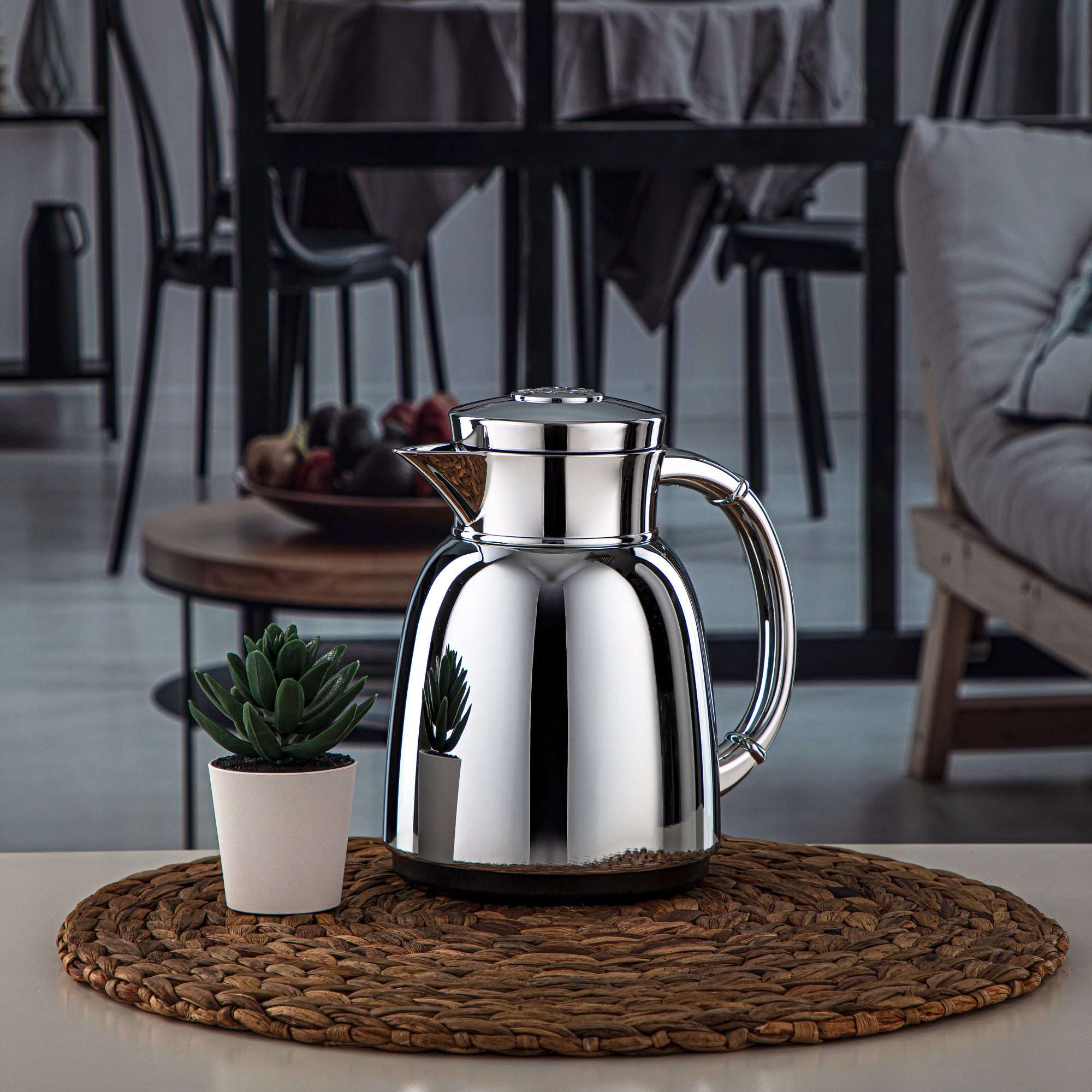 Almarjan 0.35 Liter Vacuum Flask Silver - QVC-0350C