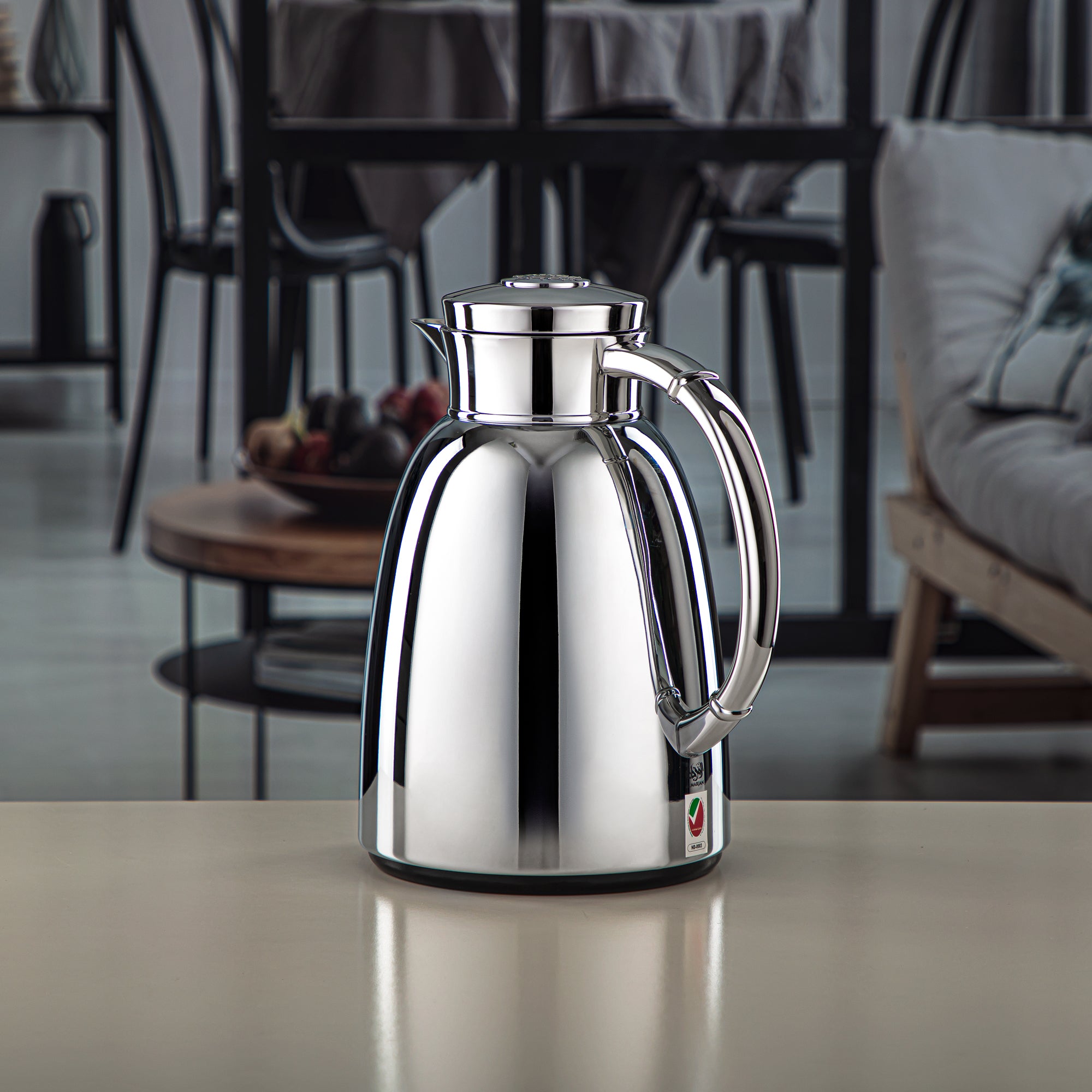 Almarjan 1 Liter Vacuum Flask Silver - QVC-1000C