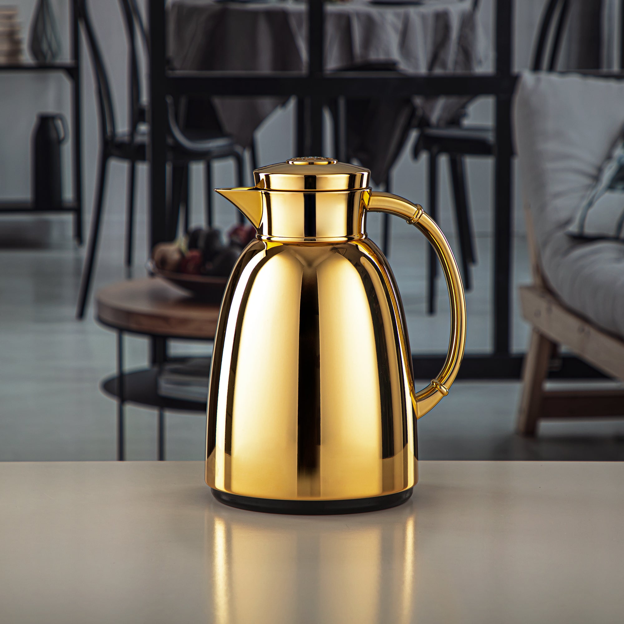 Almarjan 1 Liter Vacuum Flask Gold - QVC-1000C95