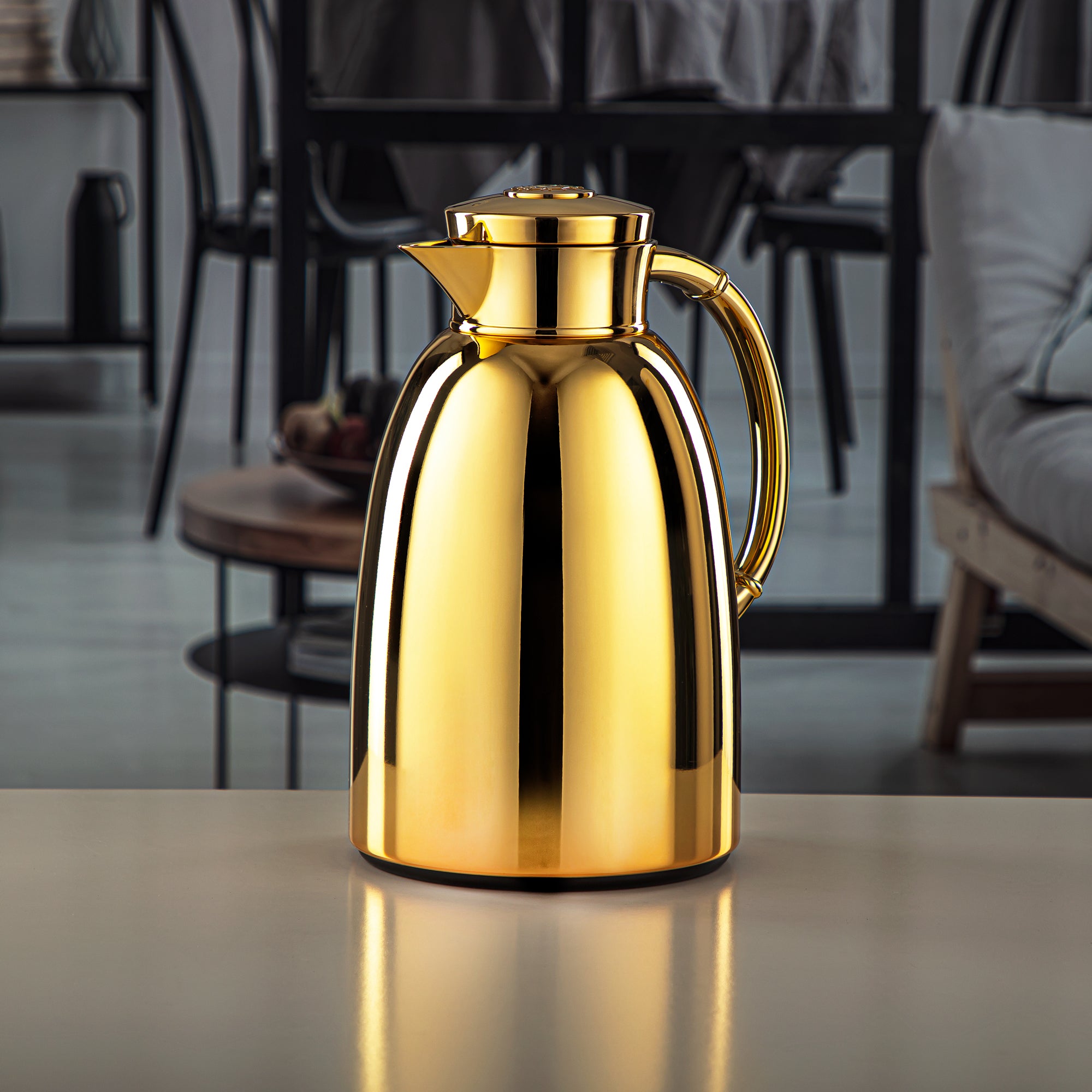 Almarjan 1.6 Liter Vacuum Flask Gold - QVC-1600C95