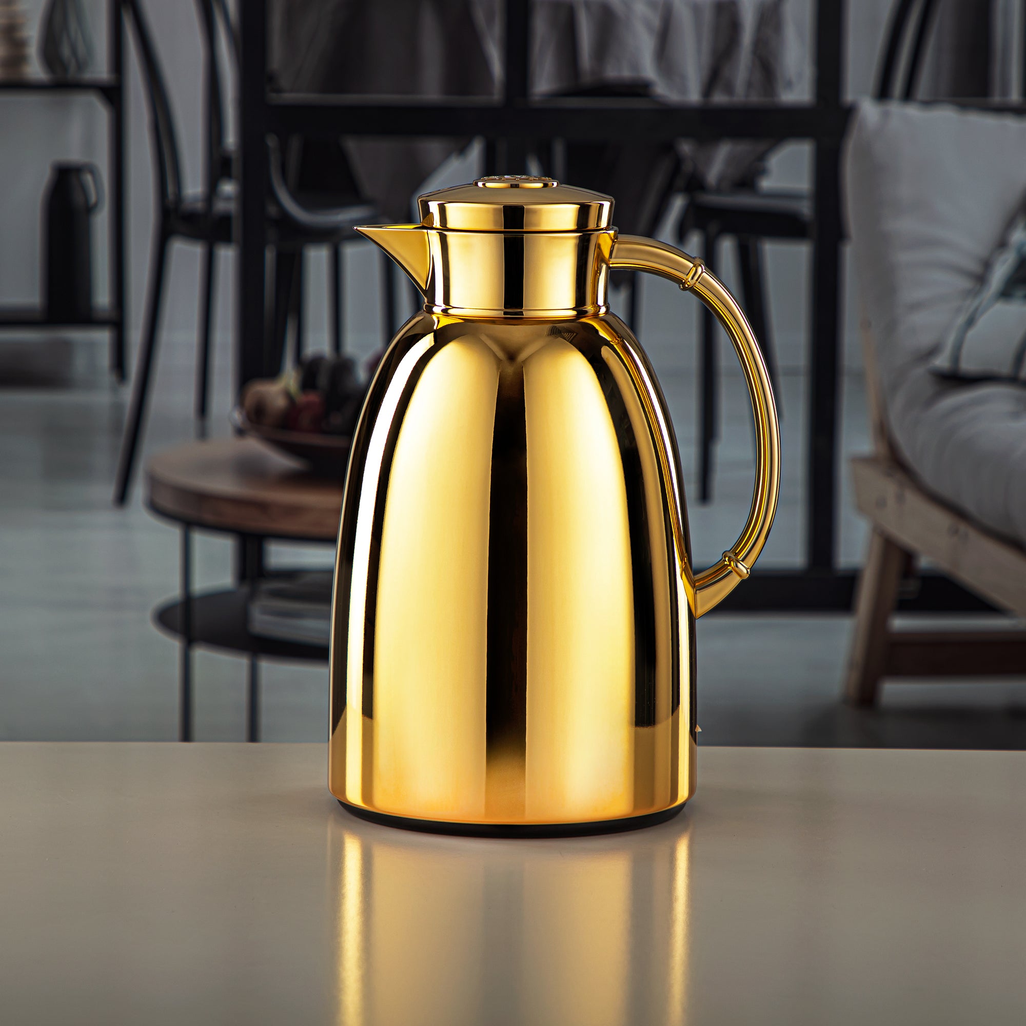 Almarjan 1.6 Liter Vacuum Flask Gold - QVC-1600C95