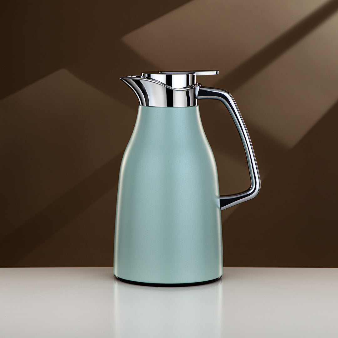 Almarjan 1 Liter Vacuum Flask Matt Green & Silver - RGC-1000Q405YZC