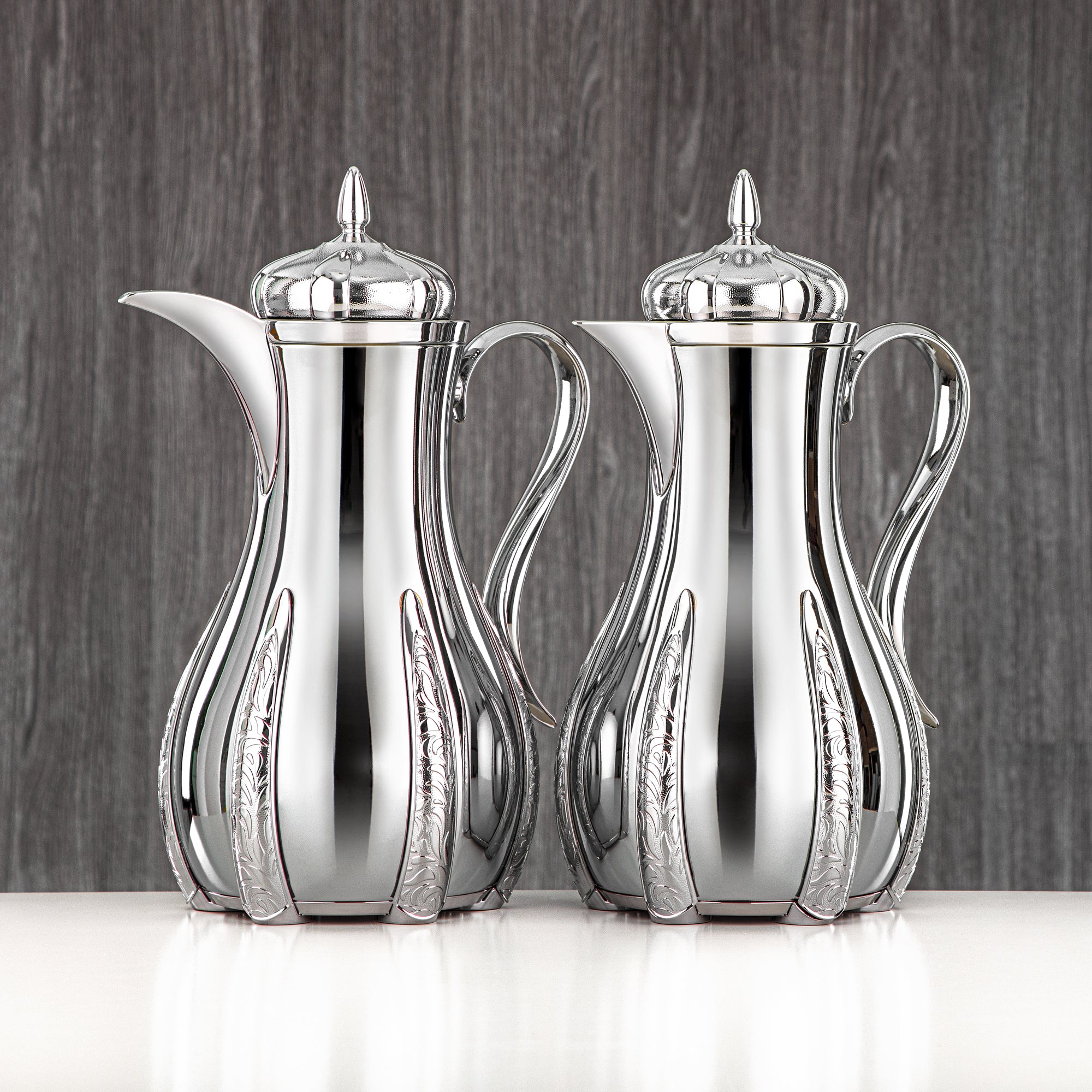 Almarjan 2 Pieces Vacuum Flask Set Silver - SM-2A26AB-100 ALL/C