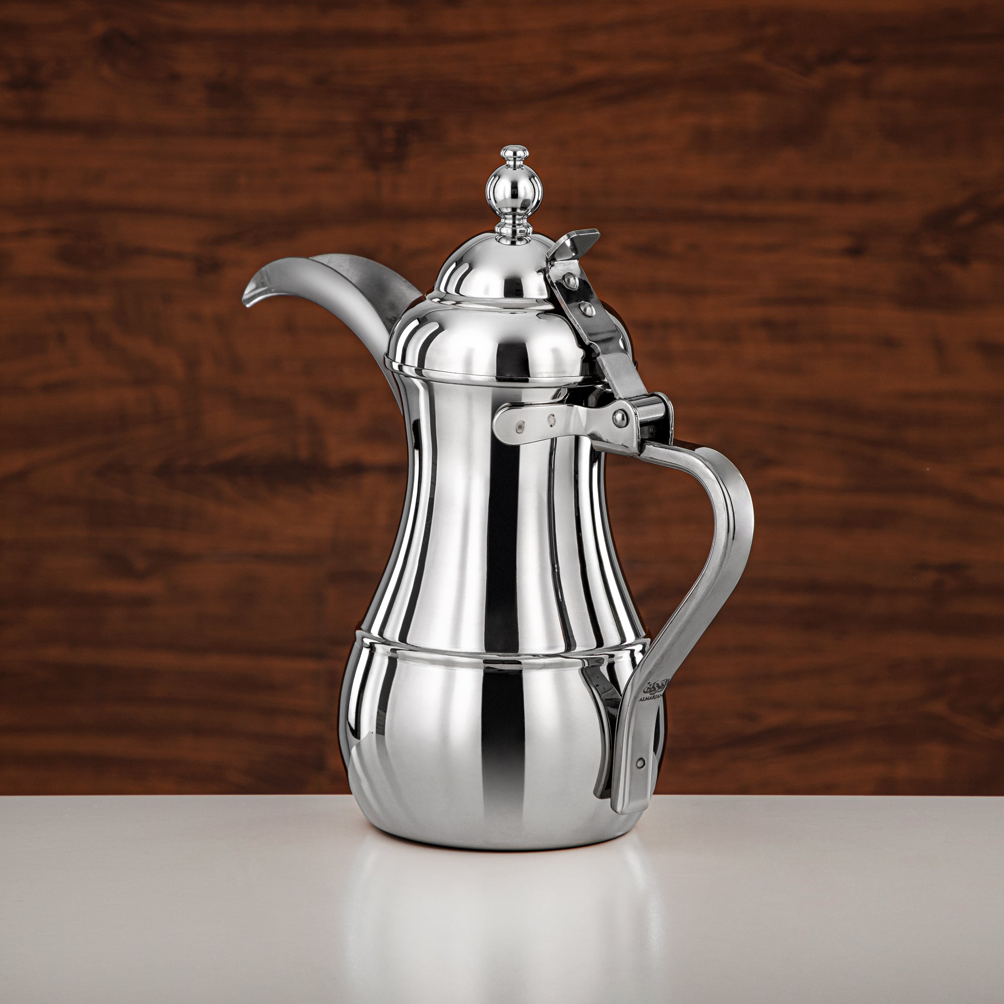 Almarjan Dallah 48oz Silver – Elegance