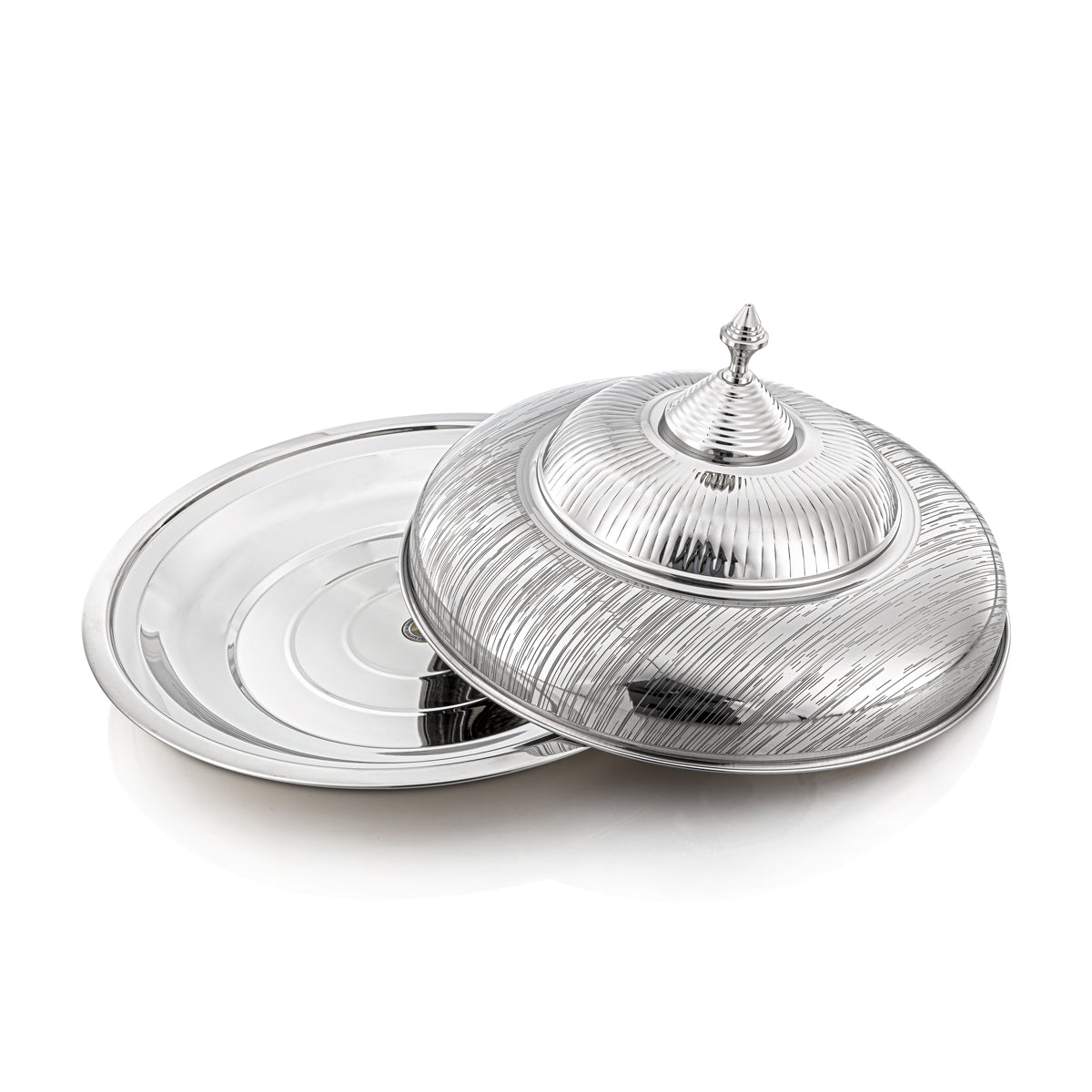 Almarjan 50 CM Tahani Collection Stainless Steel Koozy Tray - H23E24