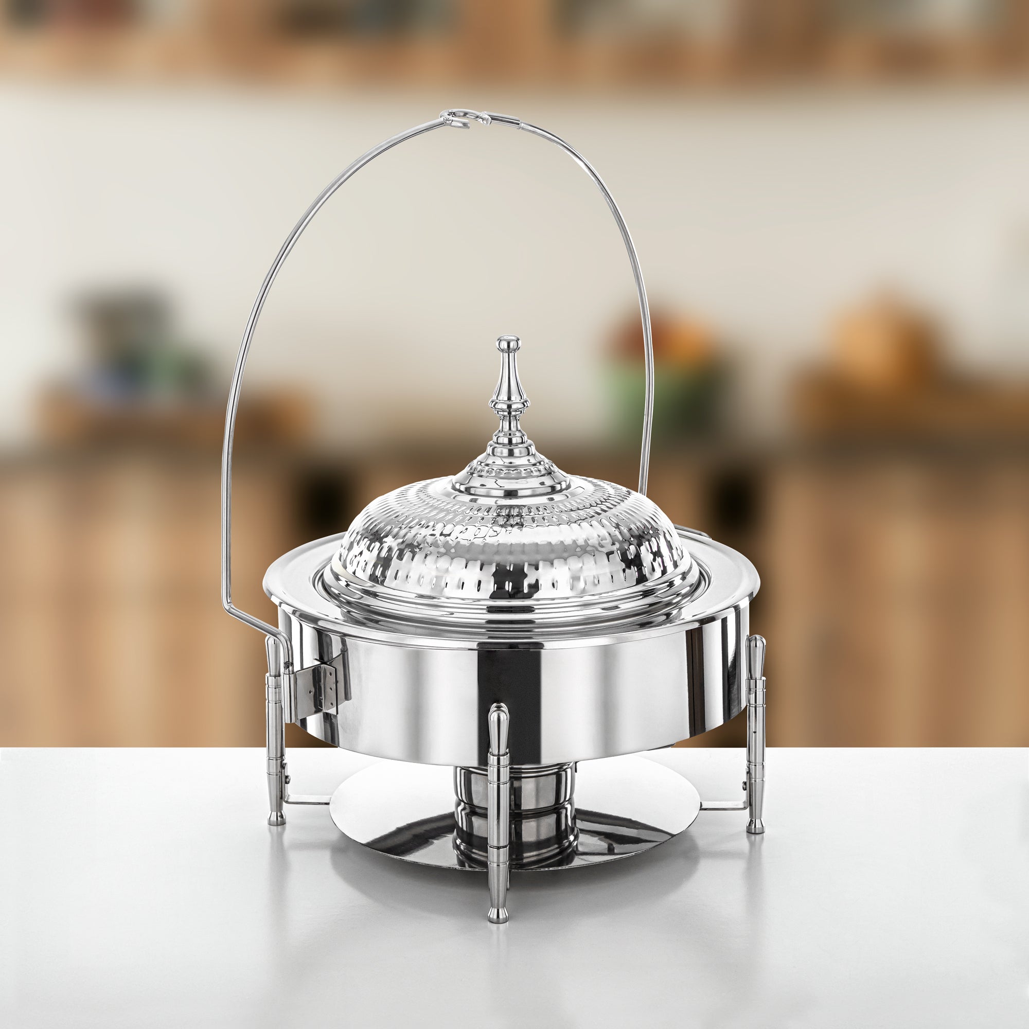 Almarjan Chafing Dish 40 cm Mirror Finish