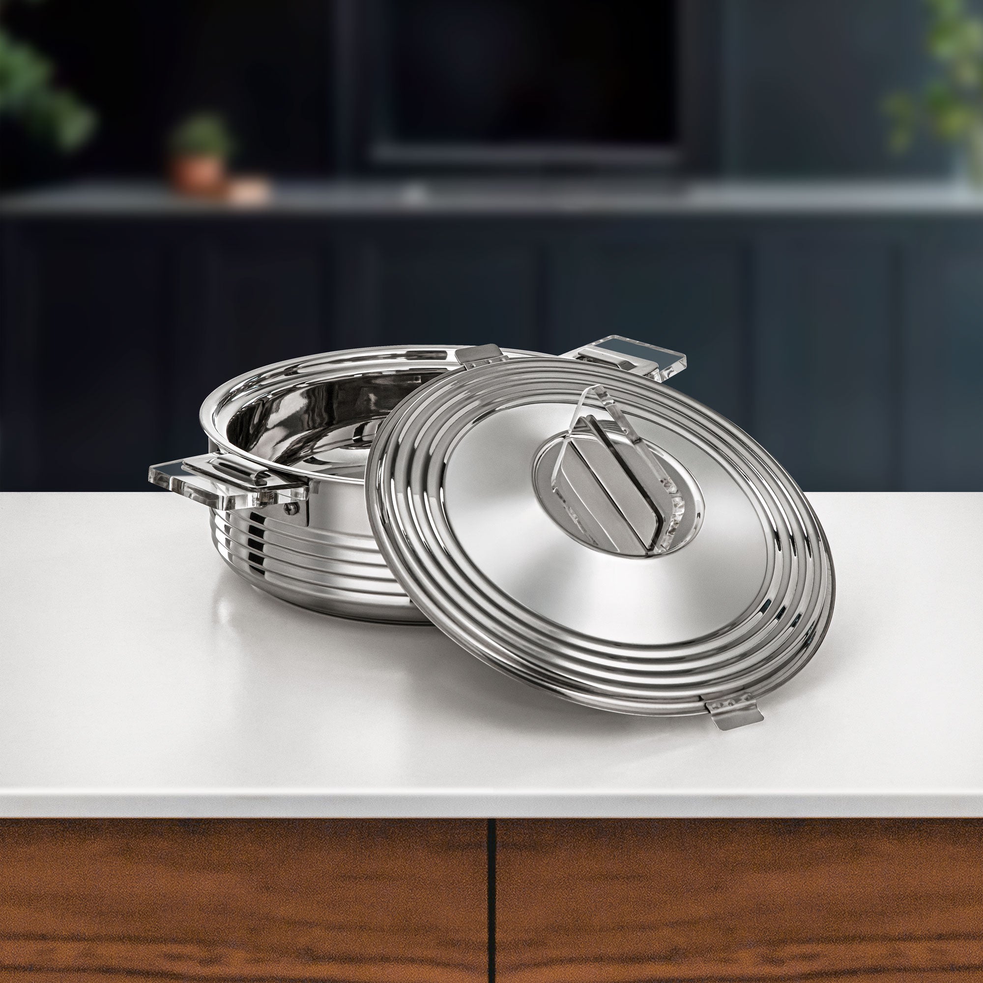 المرجان مهرة حرارات 3.5 لتر فضي (H25P3)