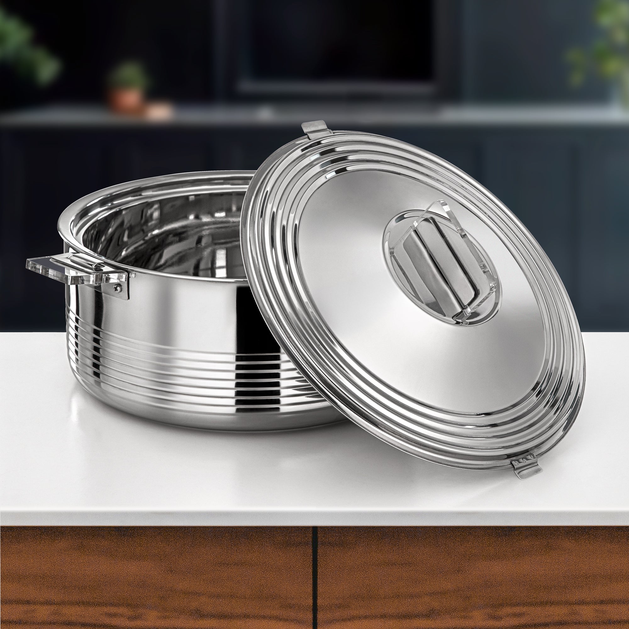 المرجان مهرة حرارات 10 لتر فضي (H25P3)