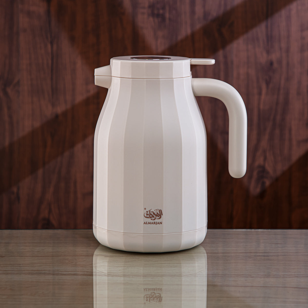 Almarjan 1.5 Liter Vacuum Flask Matt Ivory - UKM20-150 MIV