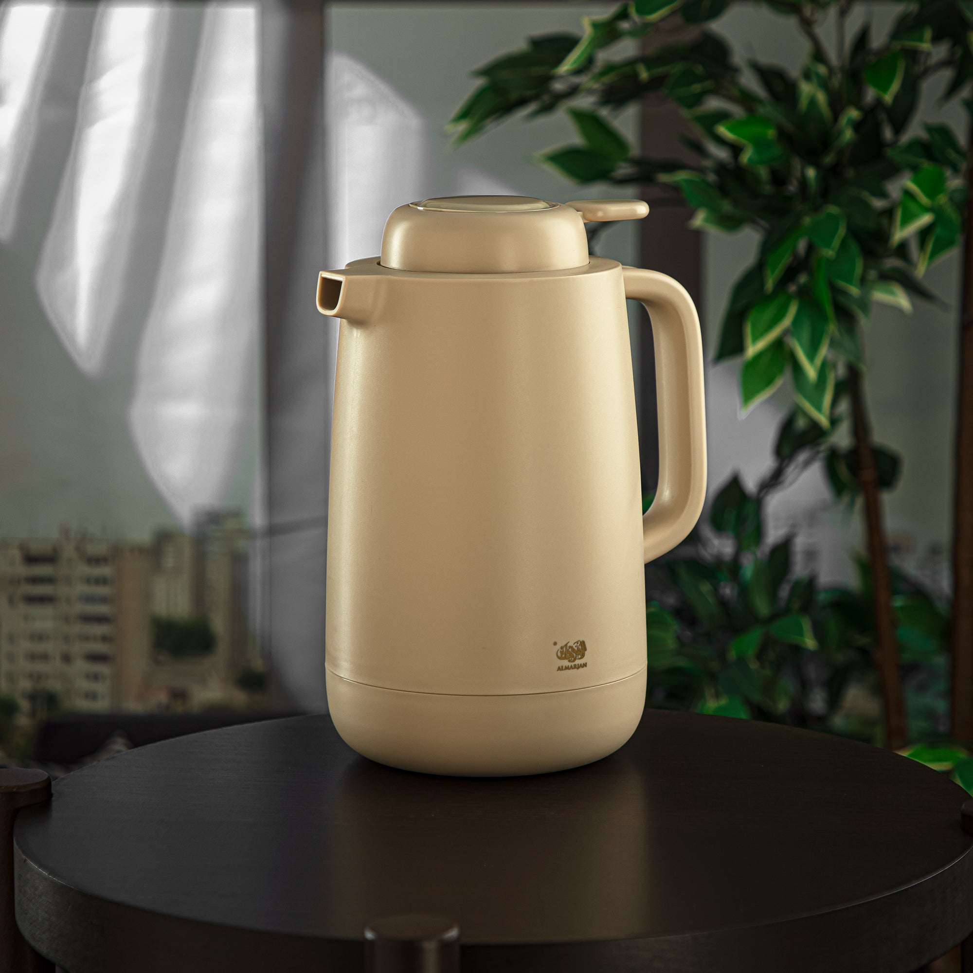 Almarjan 1.5 Liter Vacuum Flask Matt Beige - UKM22-150 MBG