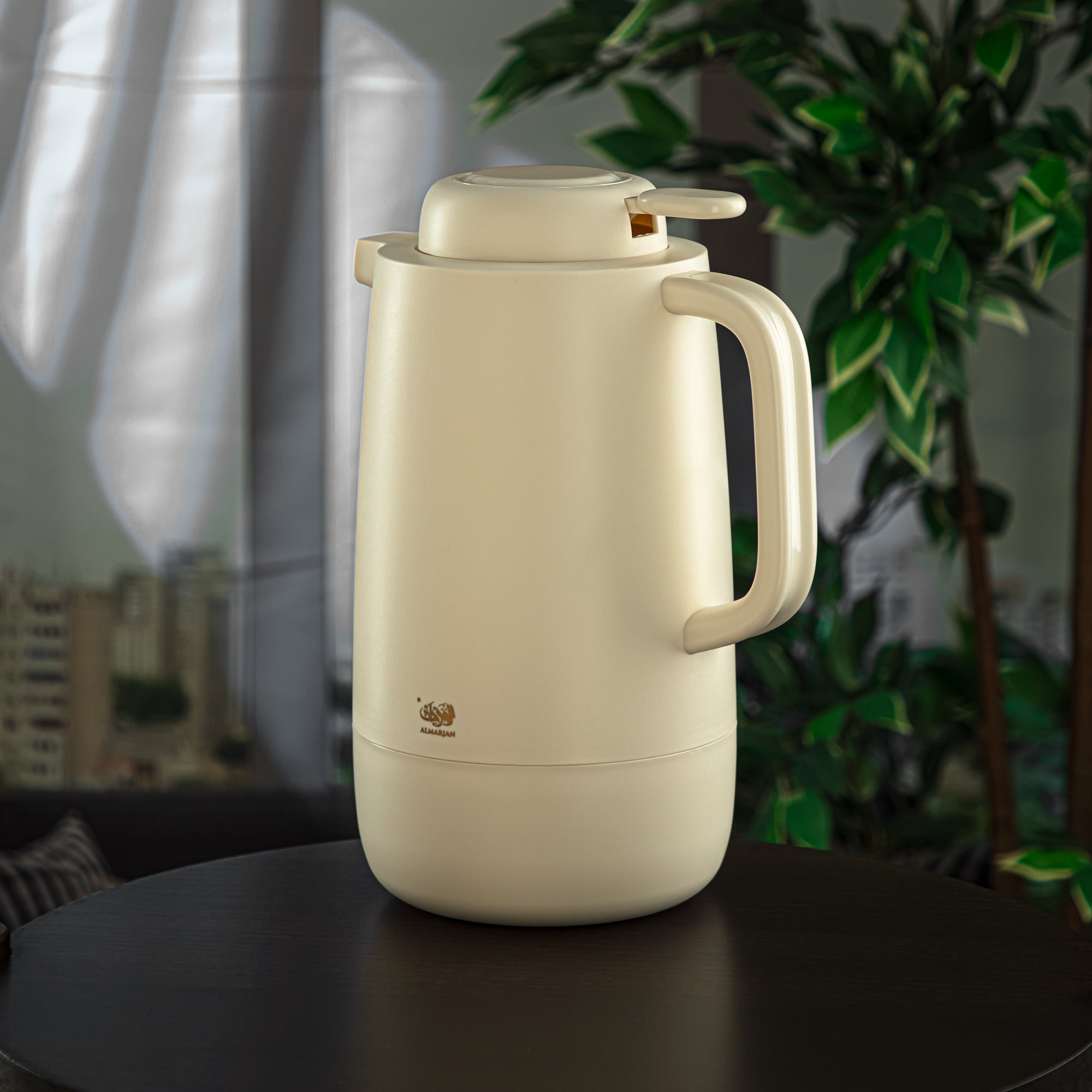 Almarjan 2 Liter Vacuum Flask Matt Ivory - UKM22-200 MIV