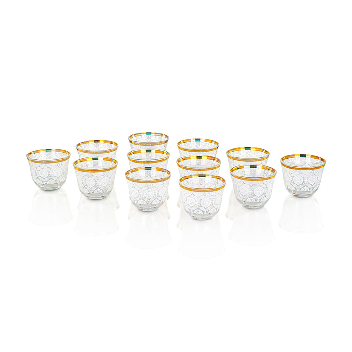 Almarjan 50 ML Glass Cawa Cup - 1013B-AGW