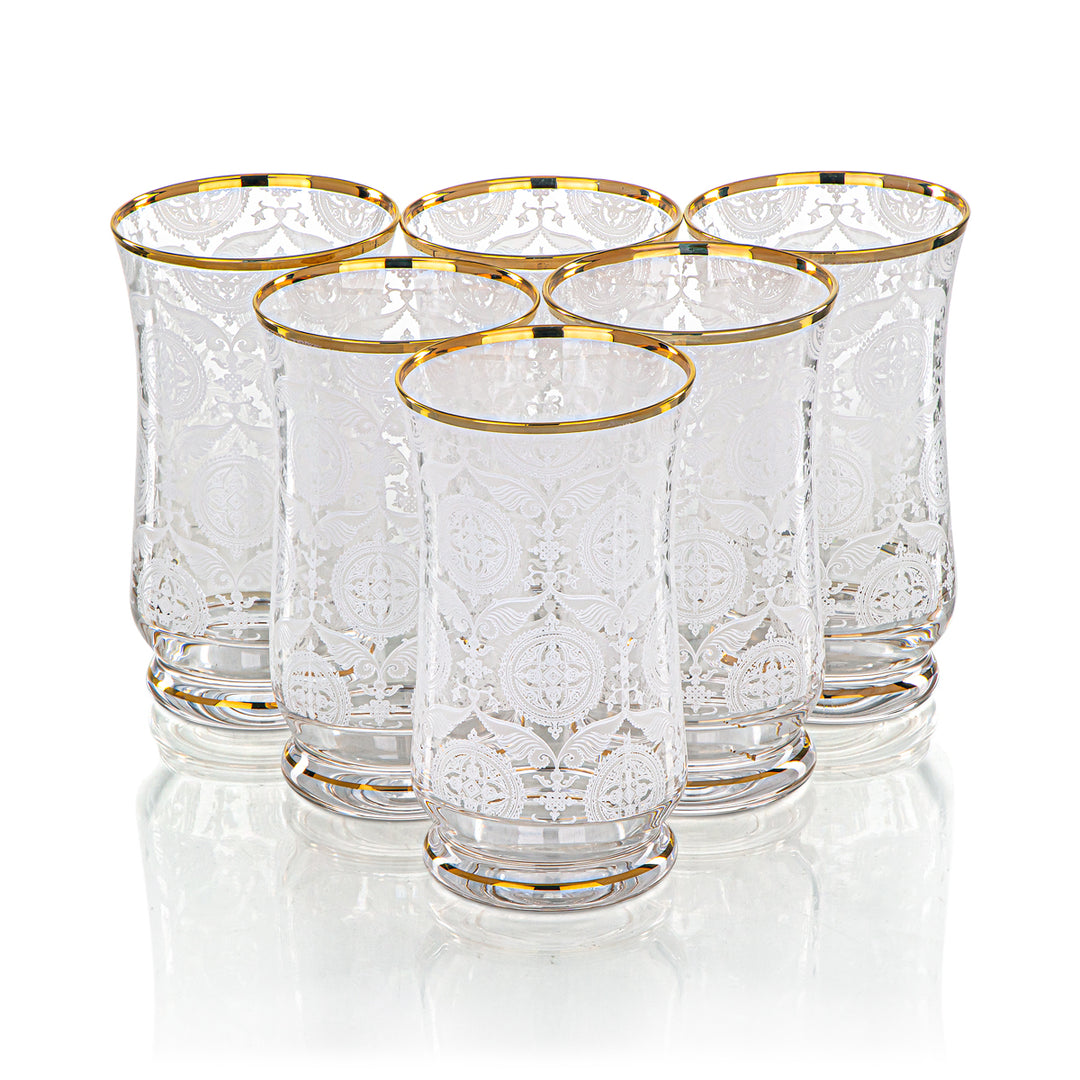 Almarjan 250 ML Glass Water Cup - 1102B-AGW