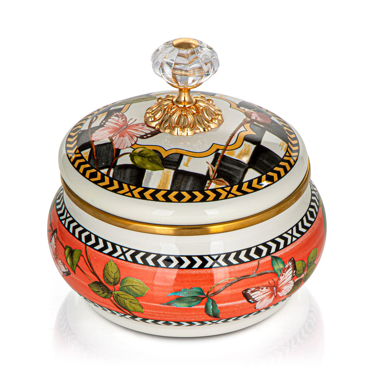 Almarjan 14 CM Tohfa Collection Enamel Sugar Bowl - 287421084