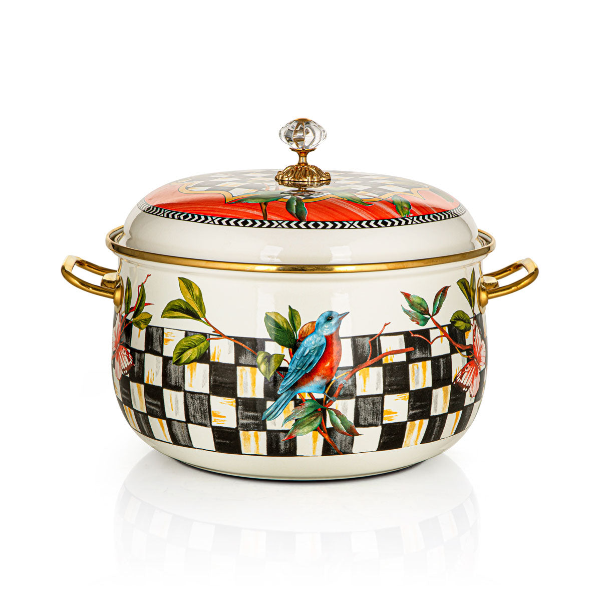 Almarjan 26 CM Tohfa Collection Enamel Cooking Pot - 287421095