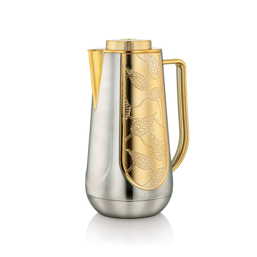 Almarjan 2 Pieces Vacuum Flask Set Silver & Gold - 2C125-070/100 NI/G