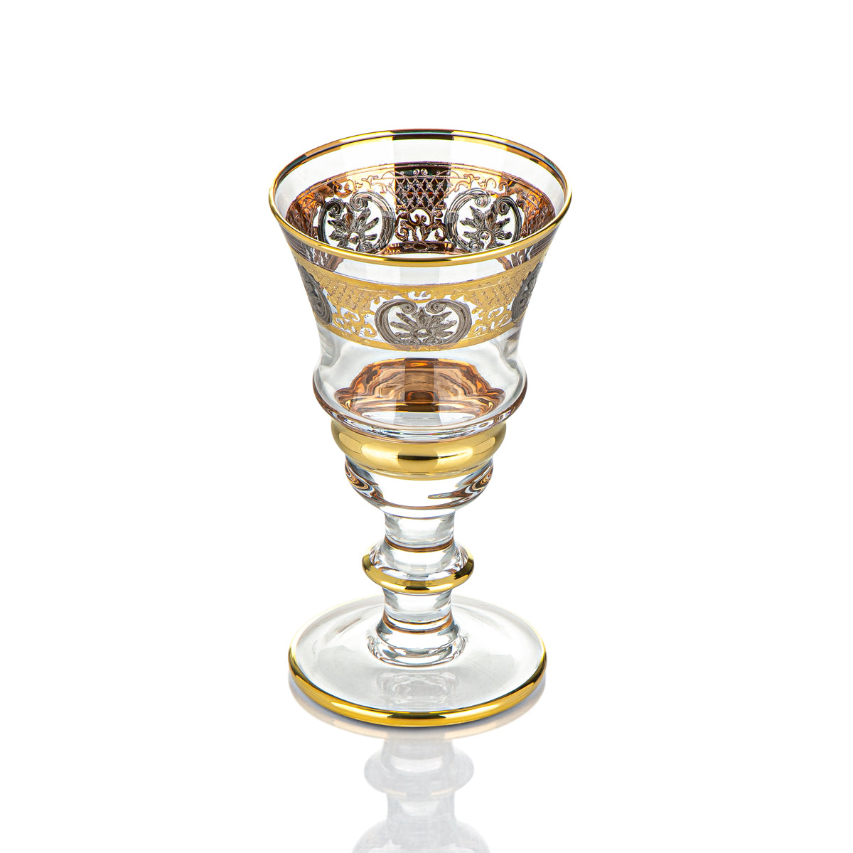 Almarjan 6 Pieces Glass Juice Cup Set - 3650/763