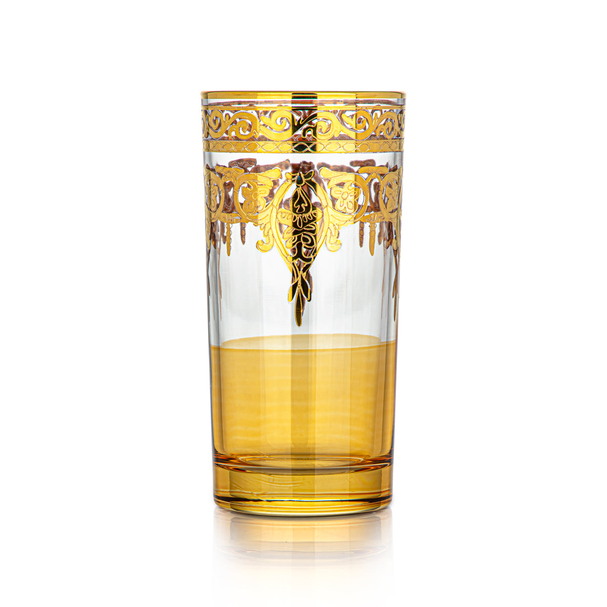 Almarjan 6 Pieces Glass Water Cup Set - 641/822