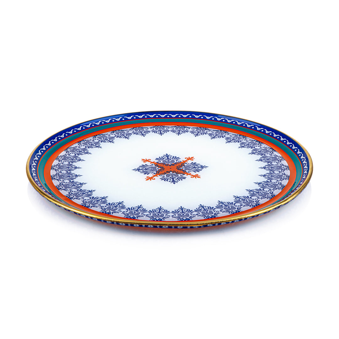 Almarjan Etnik Collection 31 CM Glass Tray - 87012